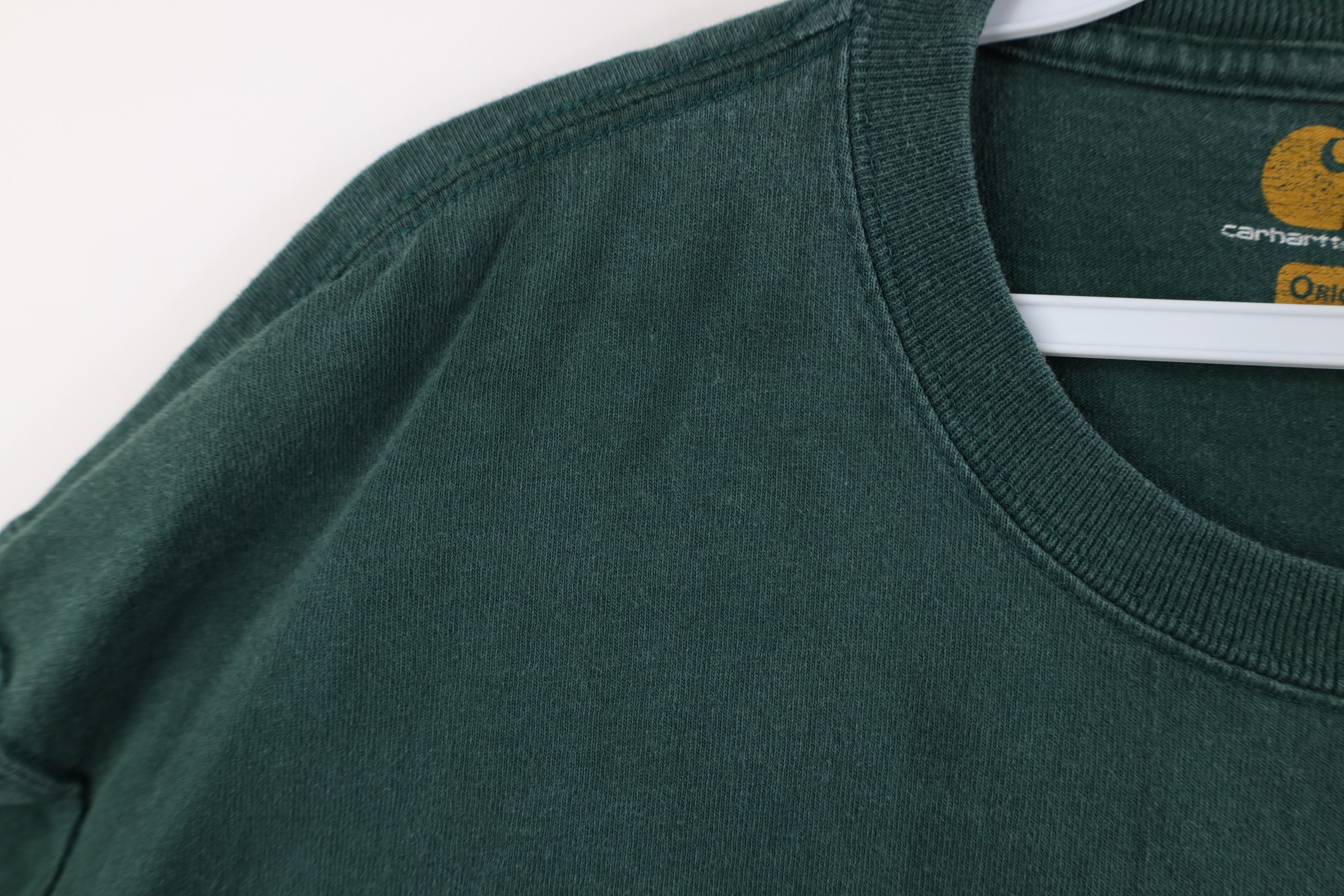 Carhartt Vintage Y2K Carhartt Spell Long Sleeve T-Shirt Green Cotton Size US L / EU 52-54 / 3 - 7 Thumbnail
