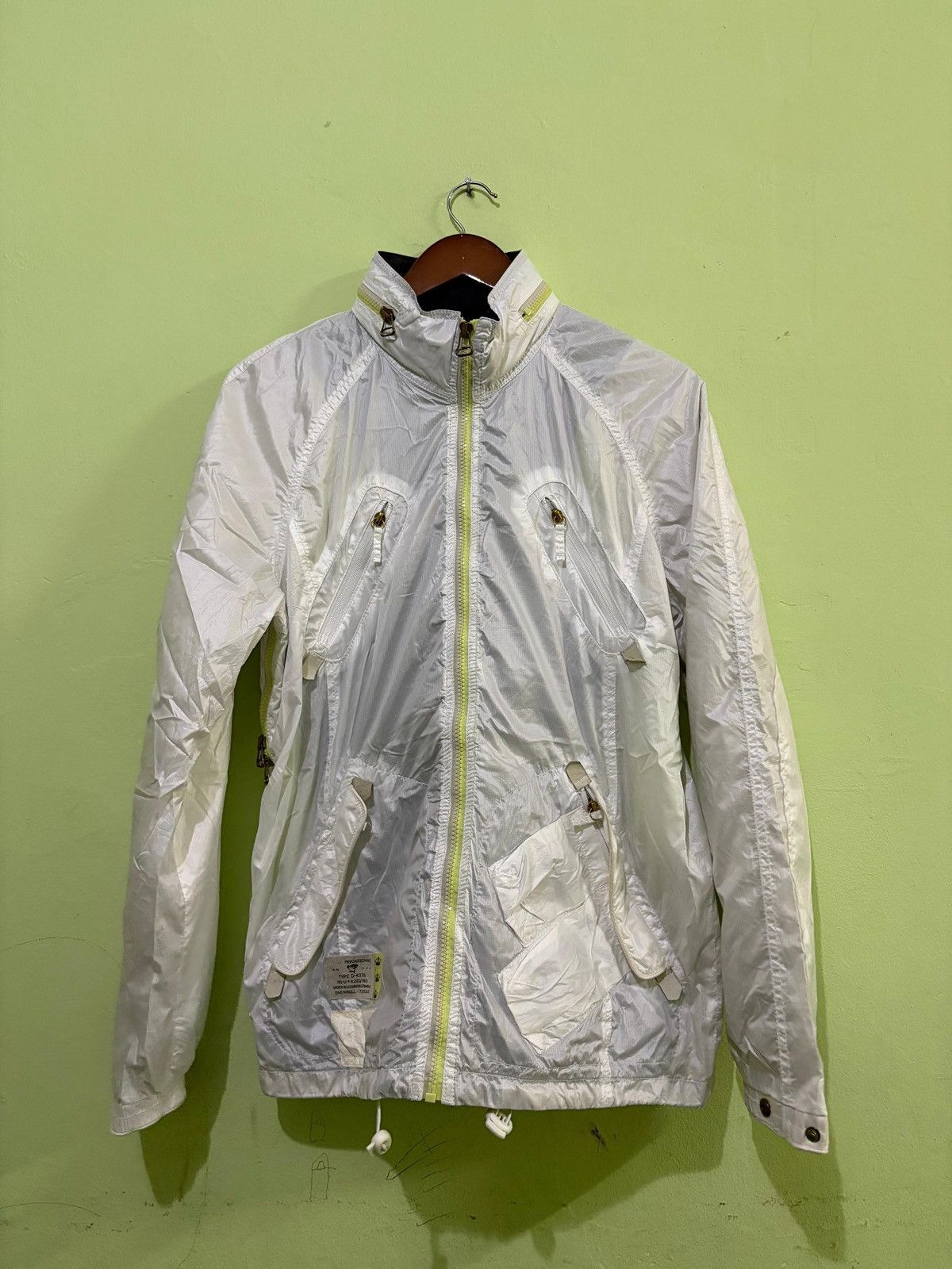 Diesel × Diesel Black Gold VTG Diesel Windbreaker Jacket Design Multi Pocket Design Size US S / EU 44-46 / 1 - 1 Thumbnail