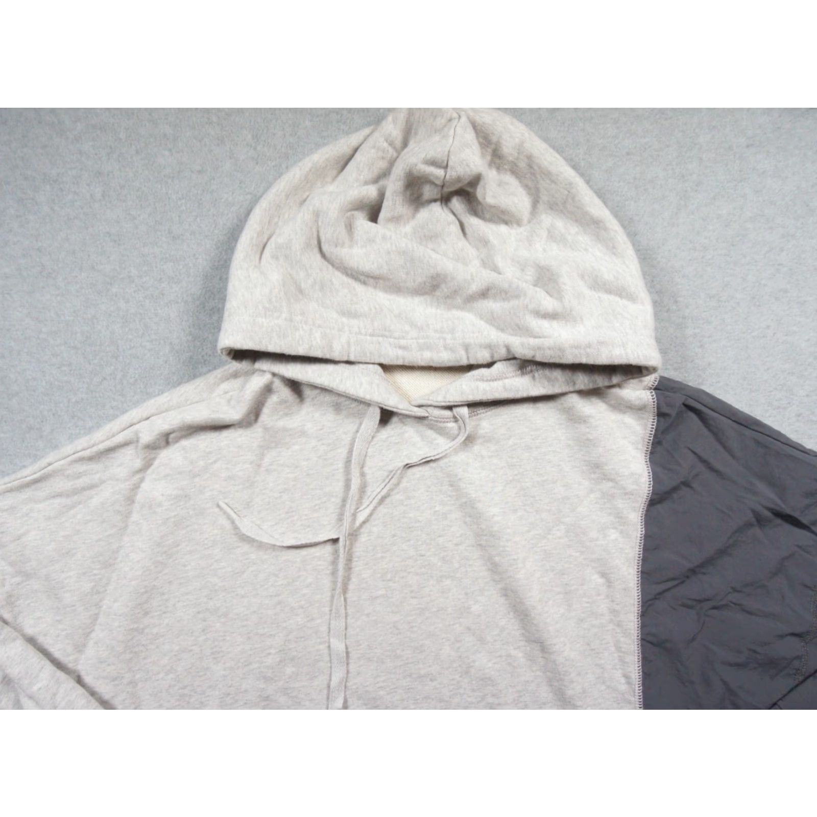 Oak + Fort Oak + Fort Sweatshirt Mens Large Gray Oversized Hoodie Pullover Colorblock Adult Size US L / EU 52-54 / 3 - 2 Thumbnail