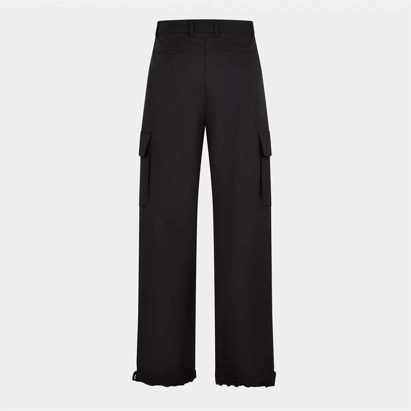 Off-White o1g2r1mq0226 Multiple Pocket Cargo Trousers In Black Size US 26 / EU 42 - 2 Thumbnail