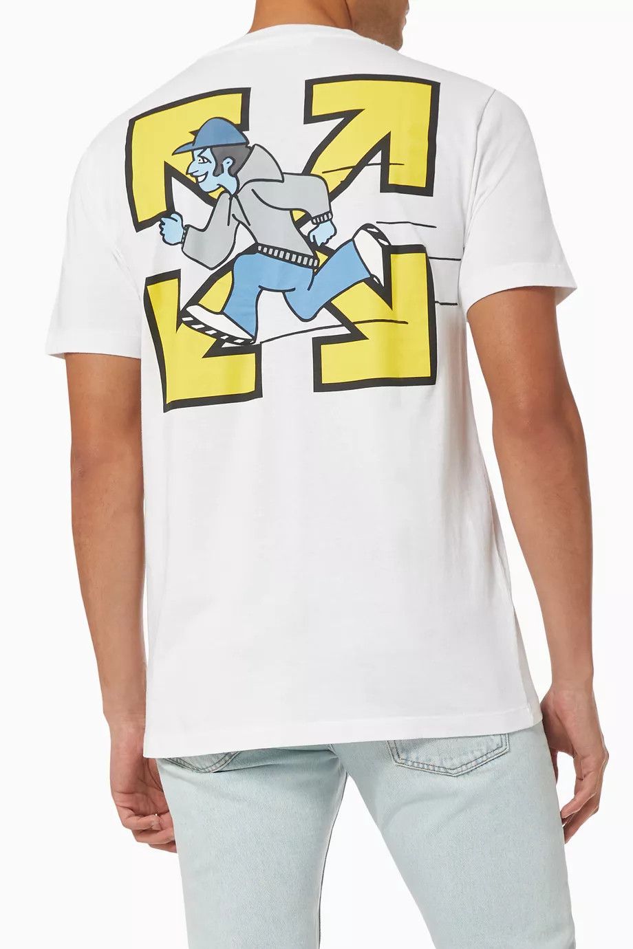 Off-White White B-Boy Arrows Logo T-Shirt Size US S / EU 44-46 / 1 - 2 Thumbnail