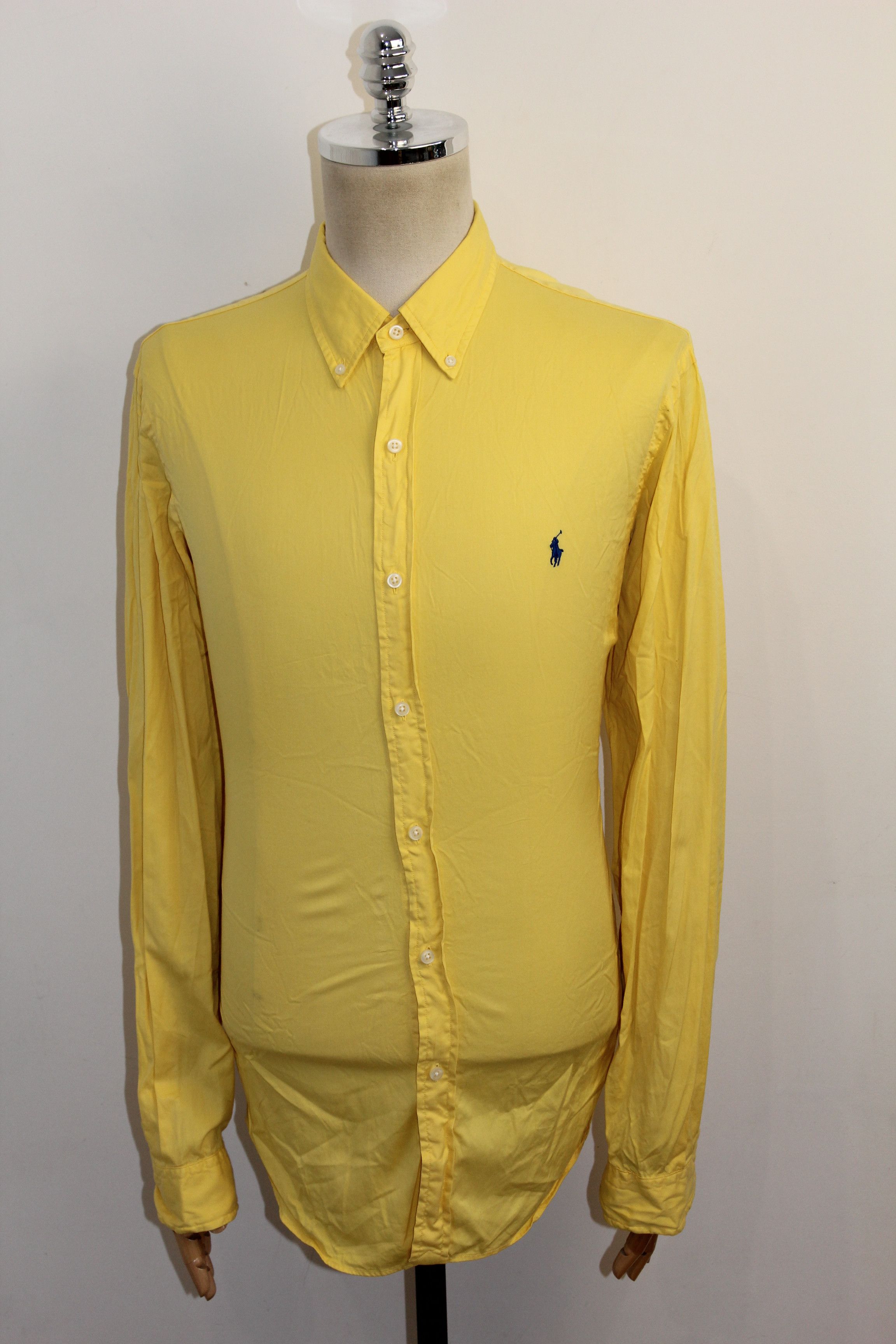 Polo Ralph Lauren × Streetwear RALPH LAUREN Long Sleeve Yellow Shirt ...