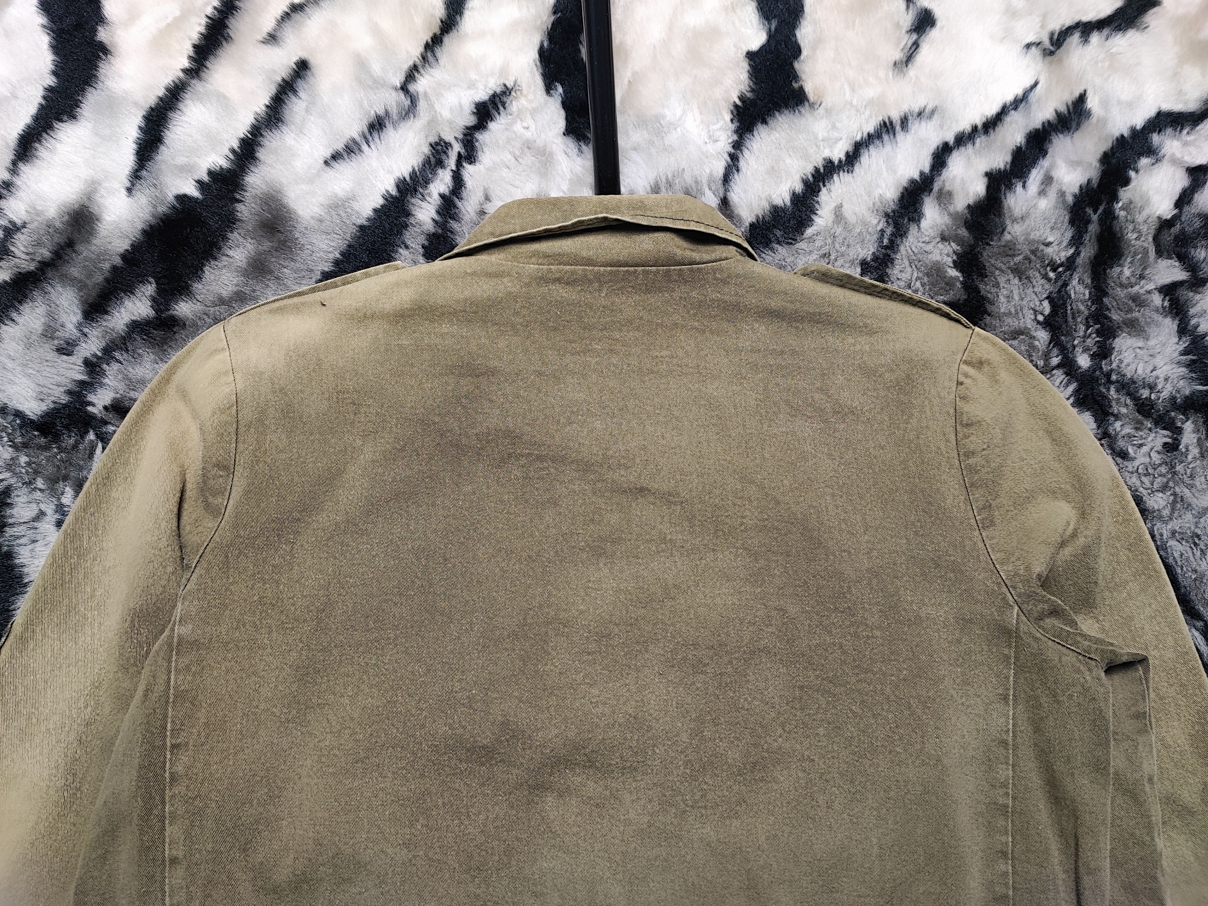 Vintage Vintage Faded Olive Military Field Jacket Utility Coat Size US M / EU 48-50 / 2 - 12 Thumbnail