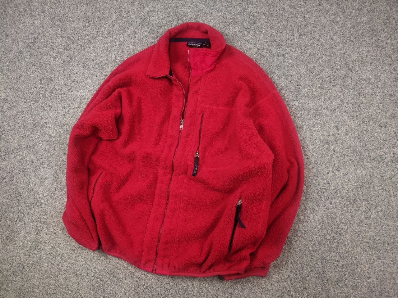 Patagonia Vintage 90's Patagonia Synchilla Zip Red Fleece Jacket 25410 Size US XL / EU 56 / 4 - 5 Thumbnail