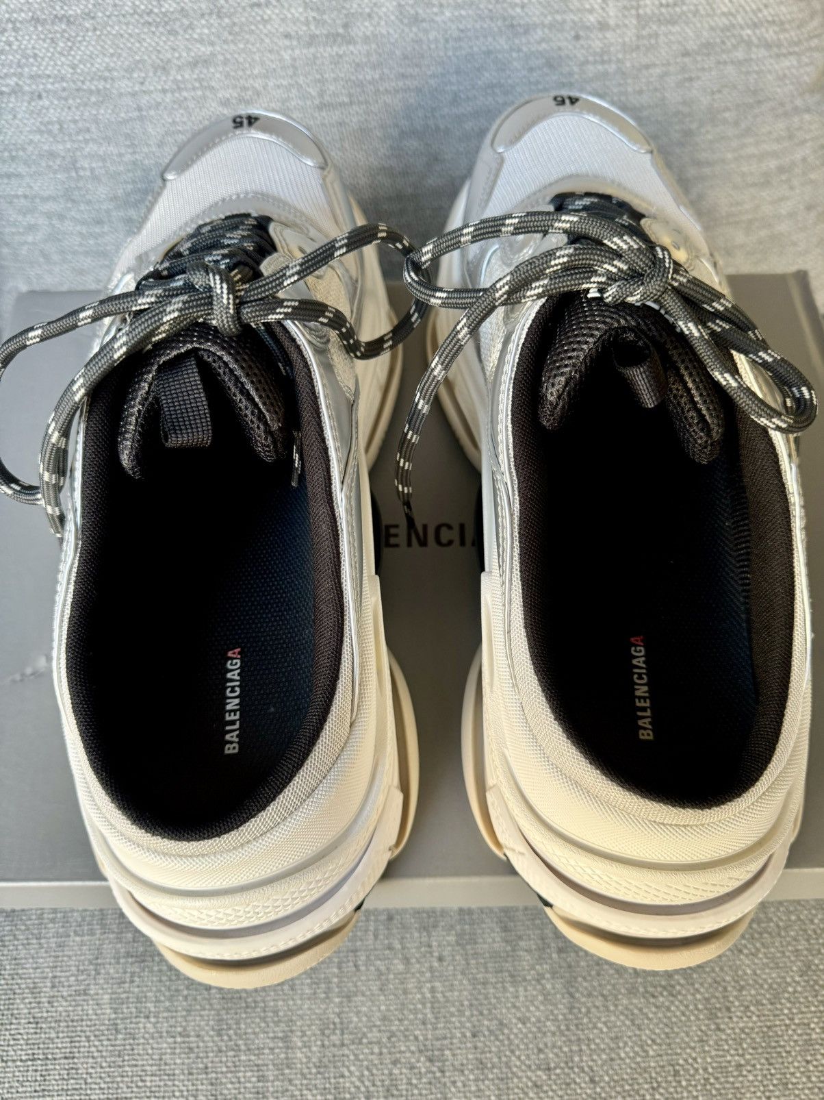 Balenciaga BALENCIAGA TRIPLE S MULE Size US 12 / EU 45 - 8 Thumbnail