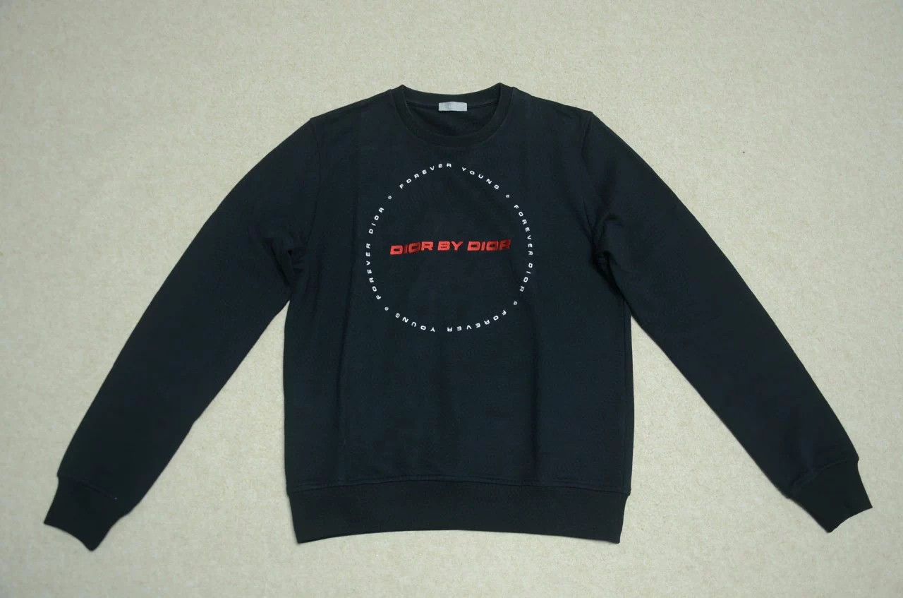 Dior Dior by Dior Classic Black Slogan Hoodie L Size US L / EU 52-54 / 3 - 1 Thumbnail