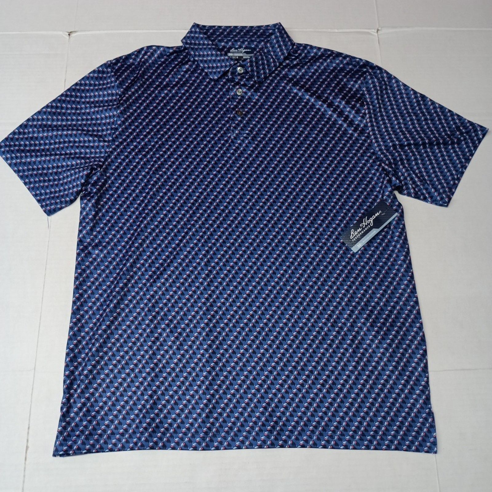 Other Ben Hogan Polo Shirt Men's Size L 42/44 Blue Stretch UPF 15 Size US L / EU 52-54 / 3 - 1 Thumbnail