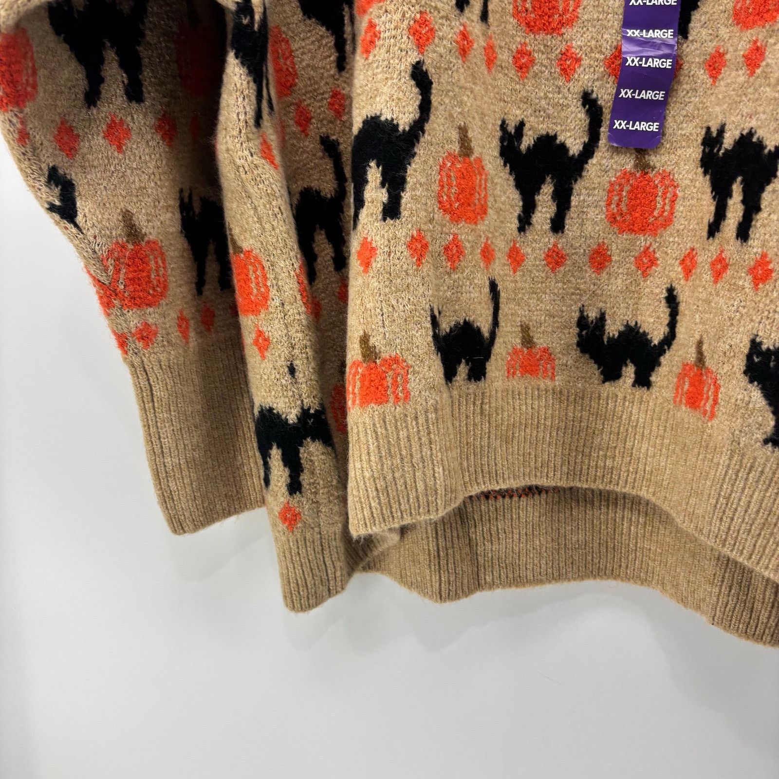 Vince Camuto Vince Camuto Size XXL Womens Sweater Black Cat Pumpkin Fall Size XXL / US 16-18 / IT 52-54 - 9 Thumbnail