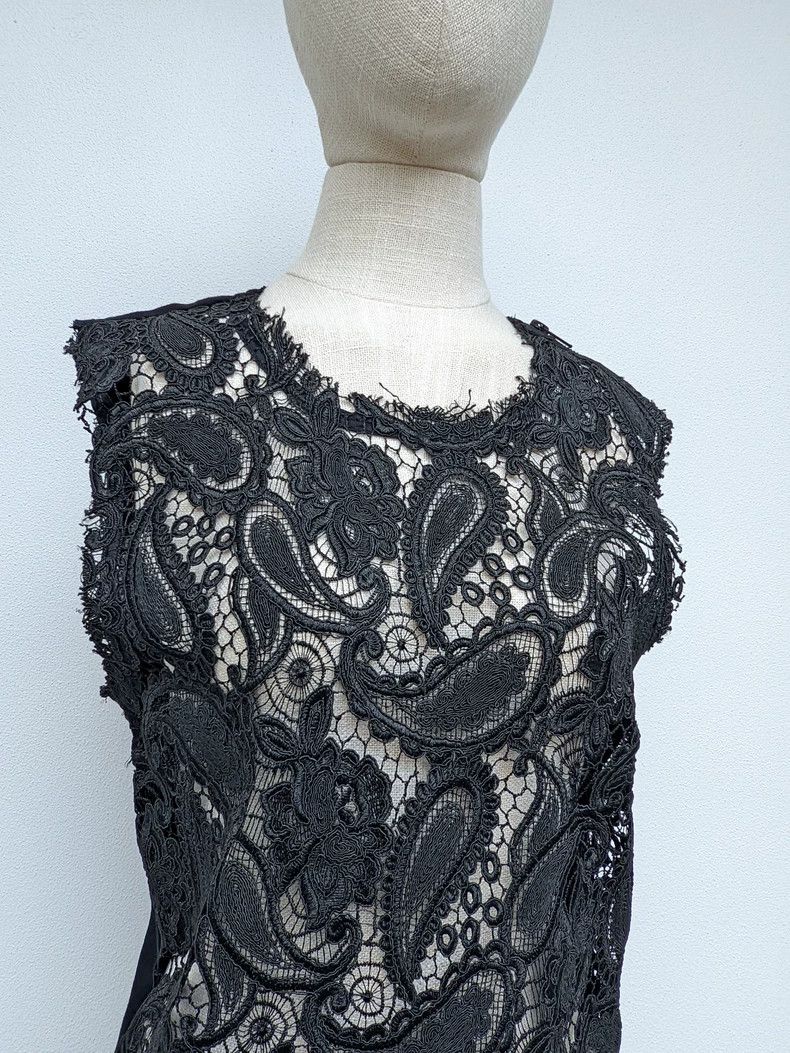 Ann Demeulemeester Ann Demeulemeester Men's and Women's Lace T-Shirt Vest Size L / US 10 / IT 46 - 4 Thumbnail