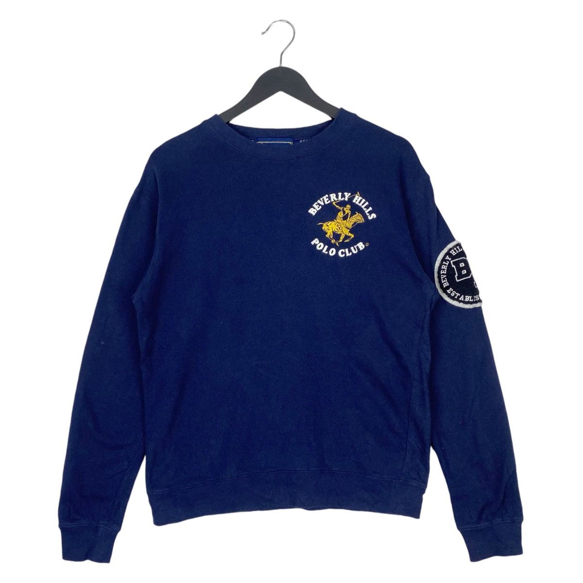 Designer × Vintage Beverly Hills Polo Club Sweatshirt Crewneck Pullover Jumper Size US M / EU 48-50 / 2 - 1 Thumbnail