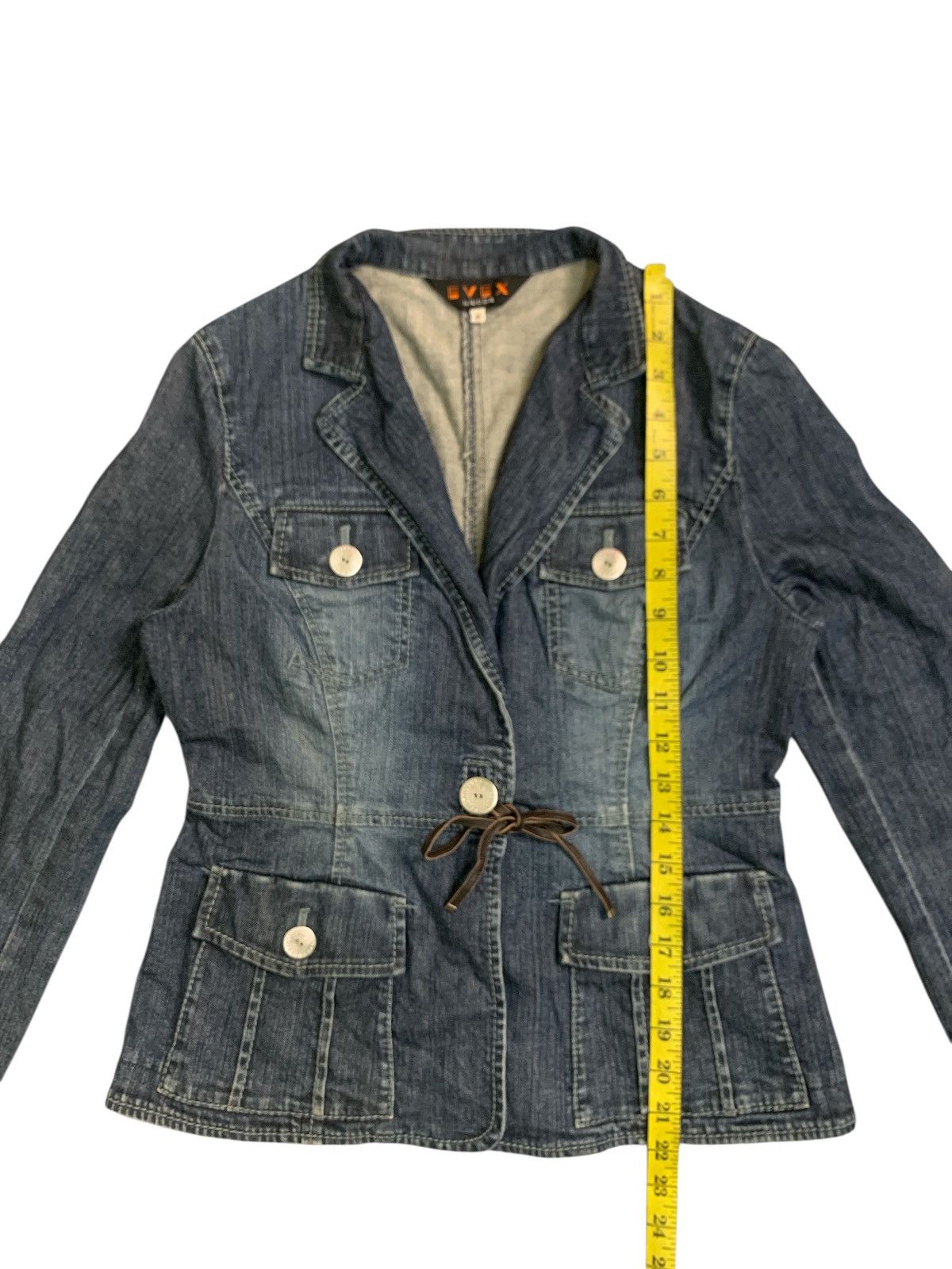 Krizia Rare Design Evex By Krizia Denim Jacket Size S / US 4 / IT 40 - 9 Thumbnail