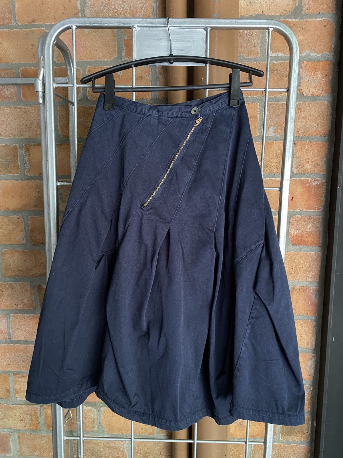 mercibeaucoup Mercibeaucoup Dark Blue Long Skirt Size 26" / US 2 / IT 38 - 9 Thumbnail