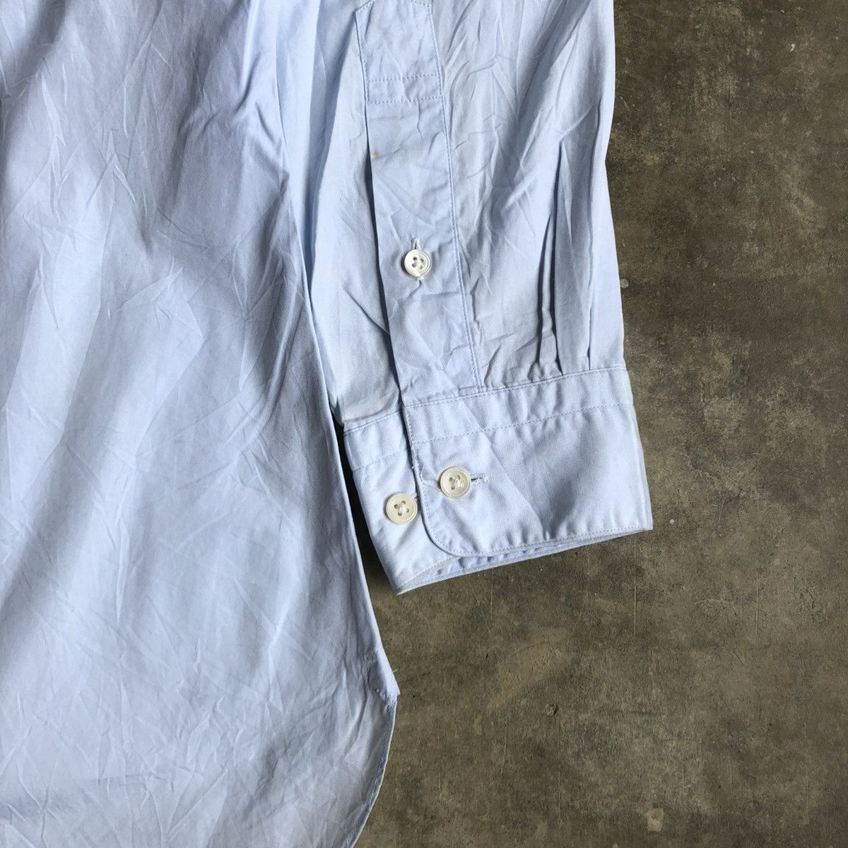 Dior 1990s Christian Dior Monsieur Signature Shirt Blue Luxury Size US XL / EU 56 / 4 - 10 Thumbnail