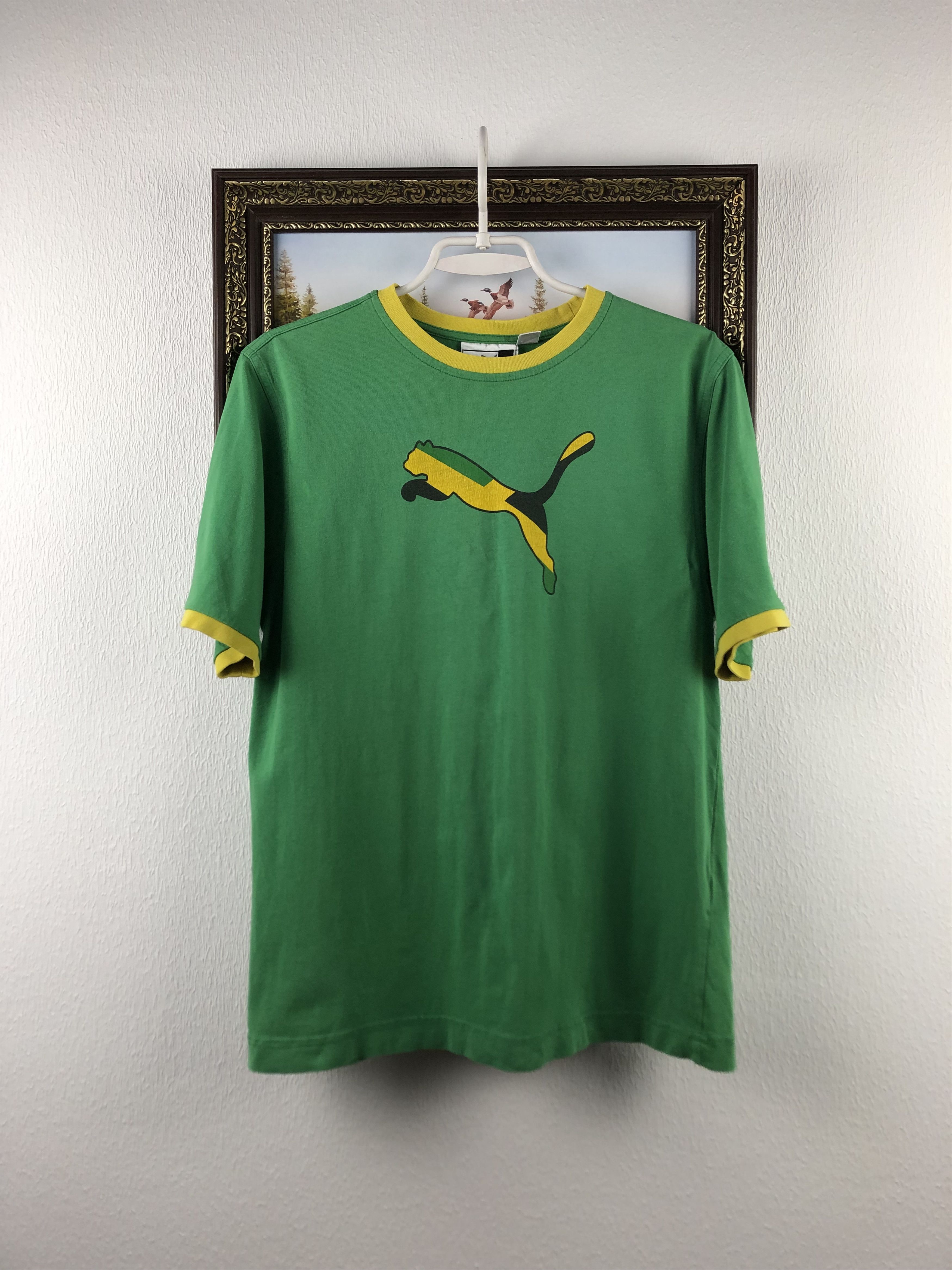 Puma × Vintage Vintage Jamaica Football Shirt Soccer Train Jersey Mens Rare Size US M / EU 48-50 / 2 - 1 Thumbnail