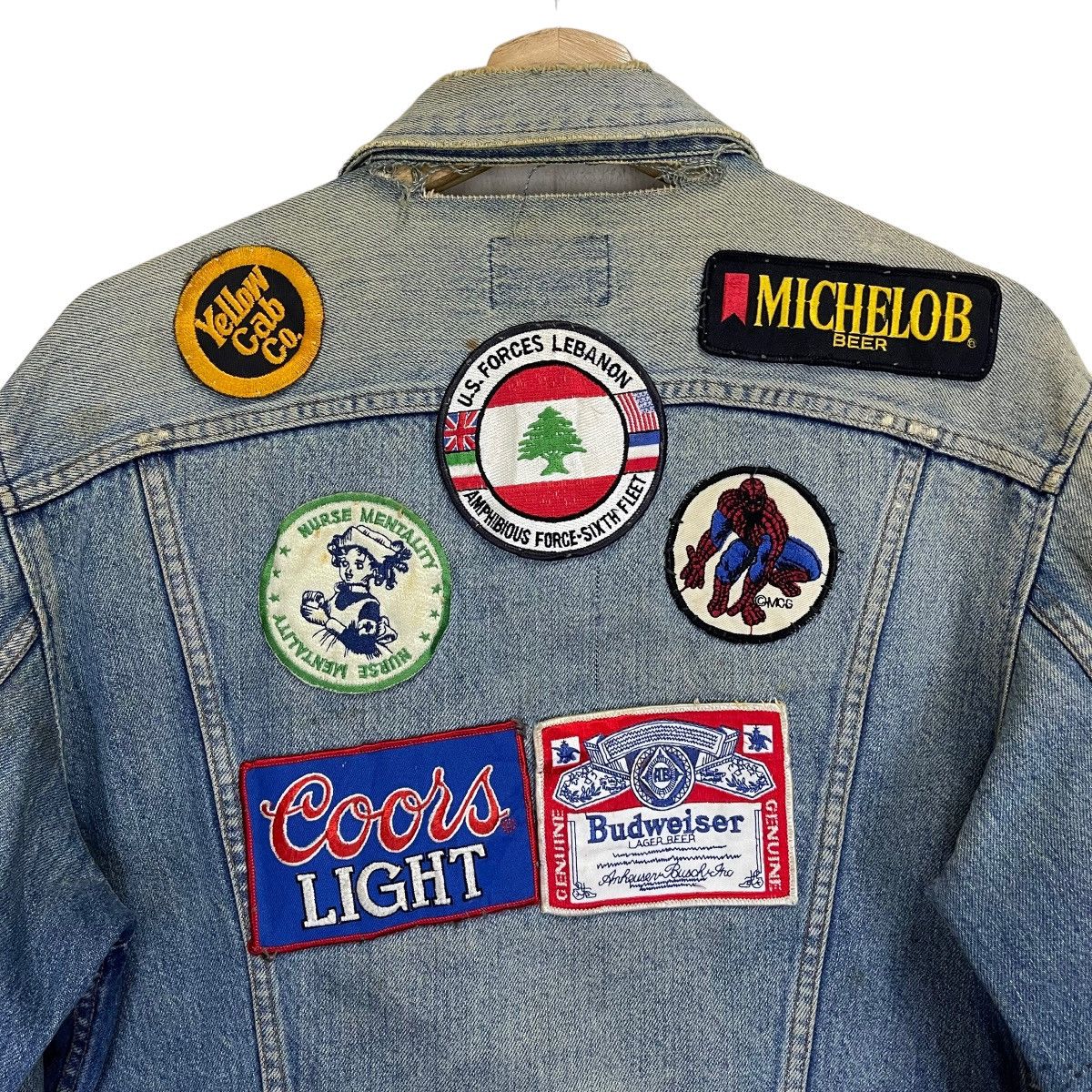 Wrangler Vintage Wrangler Pachwork Trucker Denim Jacket Size US M / EU 48-50 / 2 - 11 Thumbnail