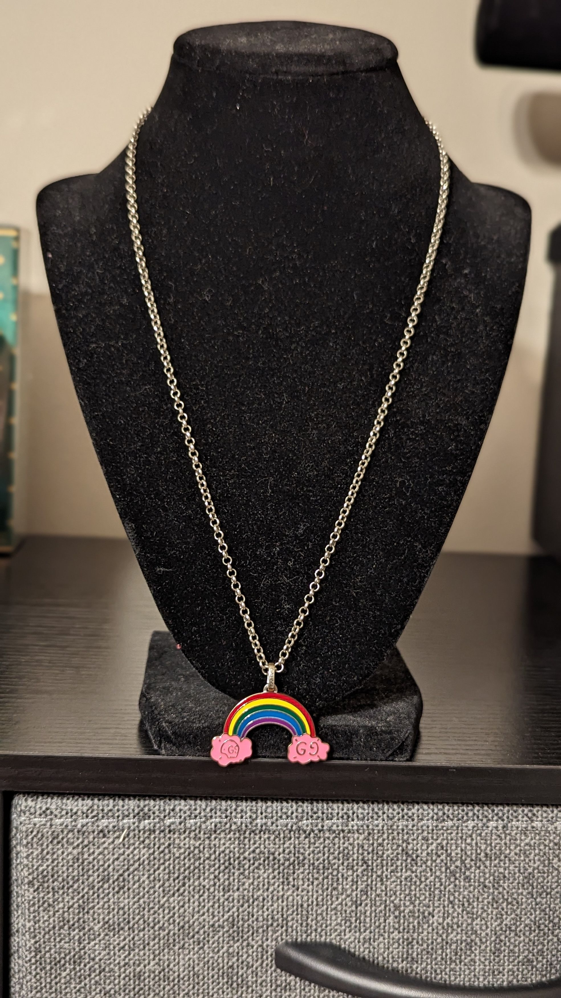 Gucci Gucci ghost rainbow necklace Size ONE SIZE - 1 Thumbnail
