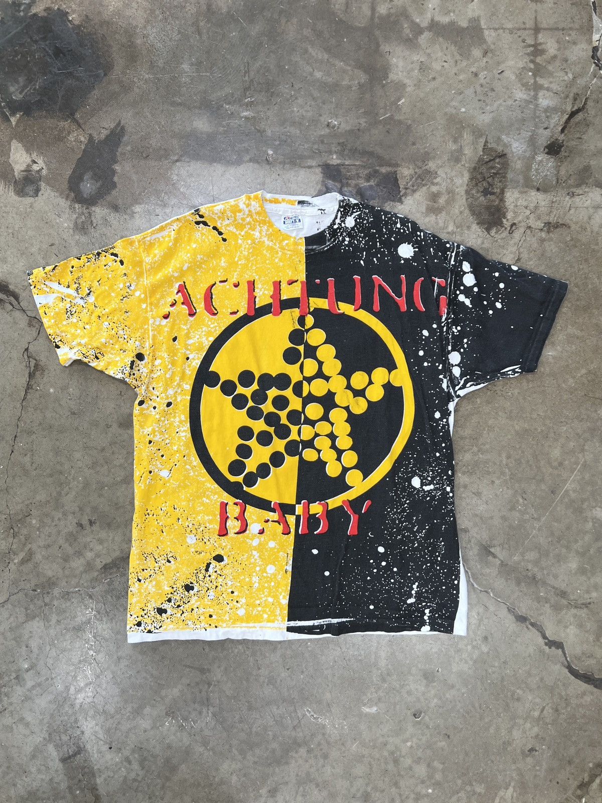 Band Tees Vintage 1991 U2 Achtung Baby Zoo AOP Front Print Tee XXL Size US XXL / EU 58 / 5 - 2 Thumbnail