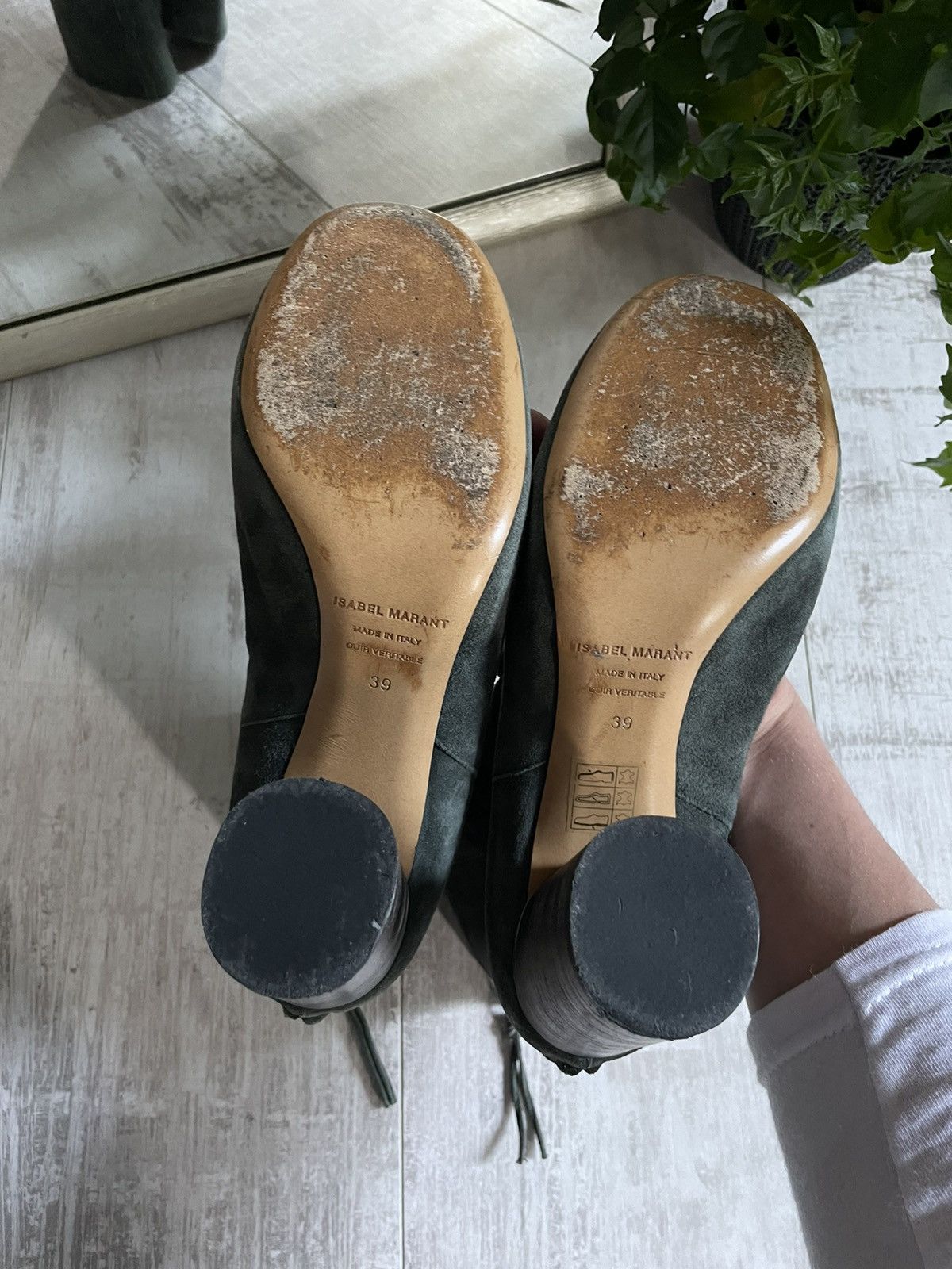Isabel Marant Isabel Marant Suede Ankle Boots Green RARE Size US 9 / IT 39 - 7 Thumbnail