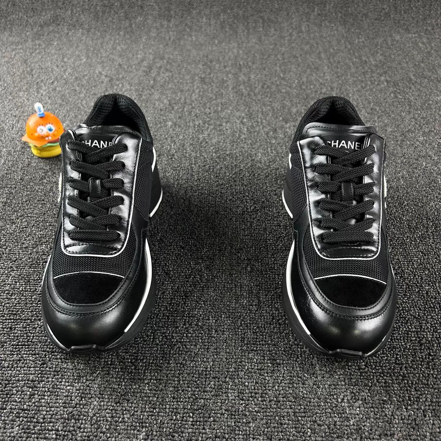 Chanel Chanel 25K Black Panda Heeled Sneaker CC Logo 39 Size US 8.5 / IT 38.5 - 2 Thumbnail