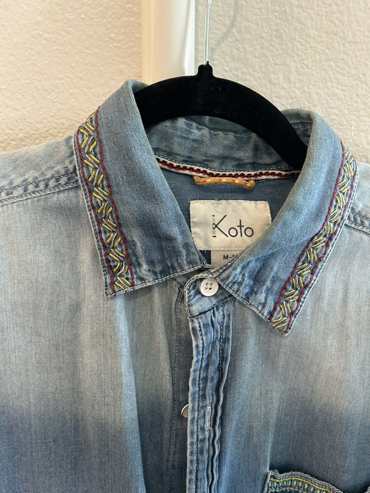 Koto × Vintage Vintage Koto Denim Shirt Size US M / EU 48-50 / 2 - 3 Thumbnail