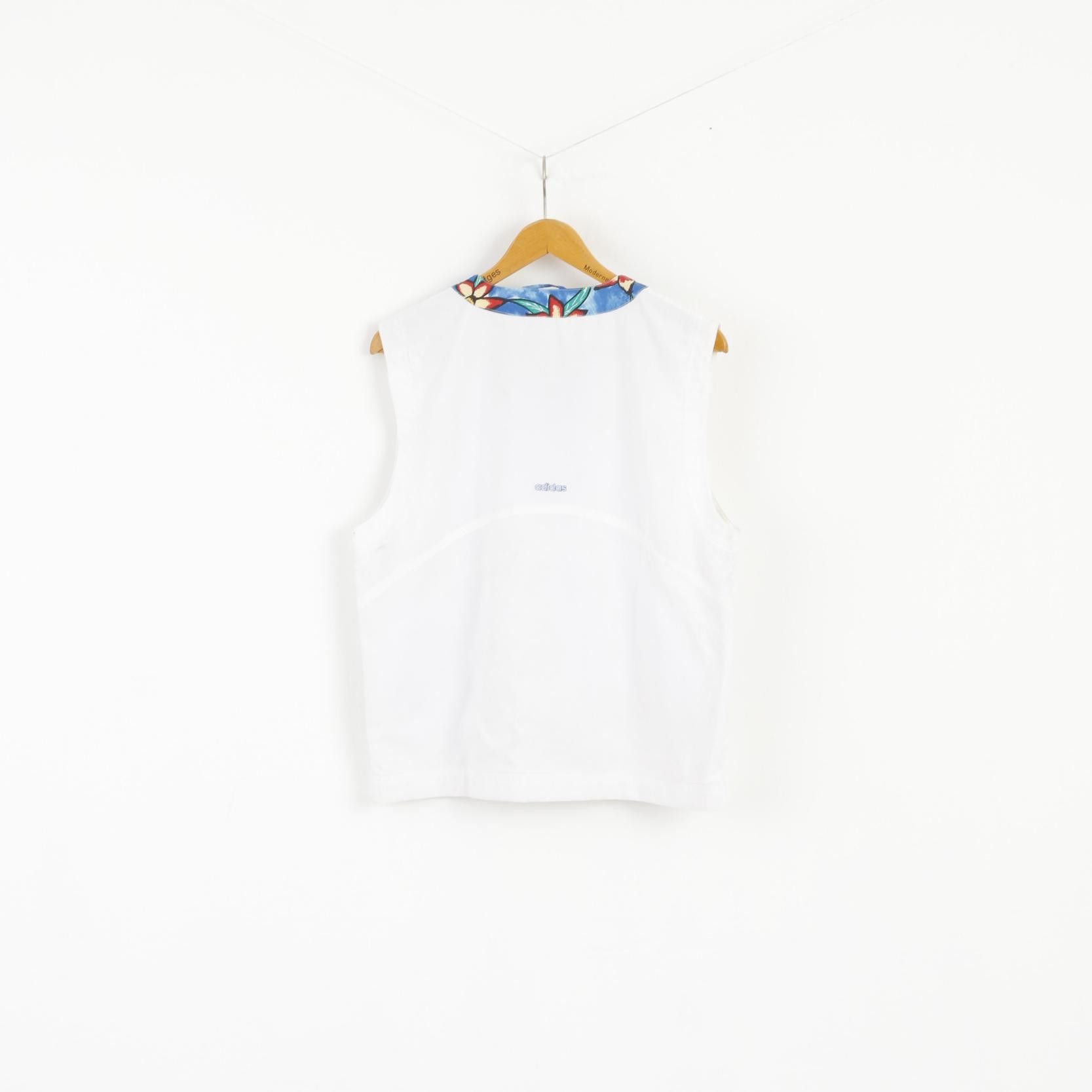 Adidas Adidas Women 10 38 M Waistcoat White Tennis 0221 Size M / US 6-8 / IT 42-44 - 7 Thumbnail
