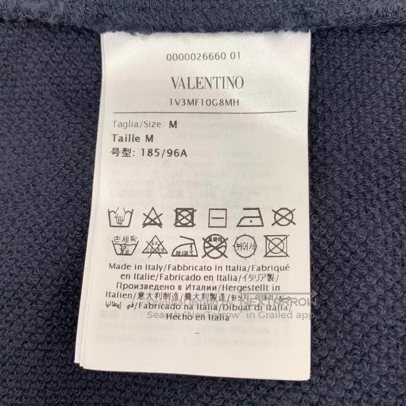 Valentino Valentino logo Wheat ear embroidered cotton crew neck long Size M / US 6-8 / IT 42-44 - 7 Thumbnail