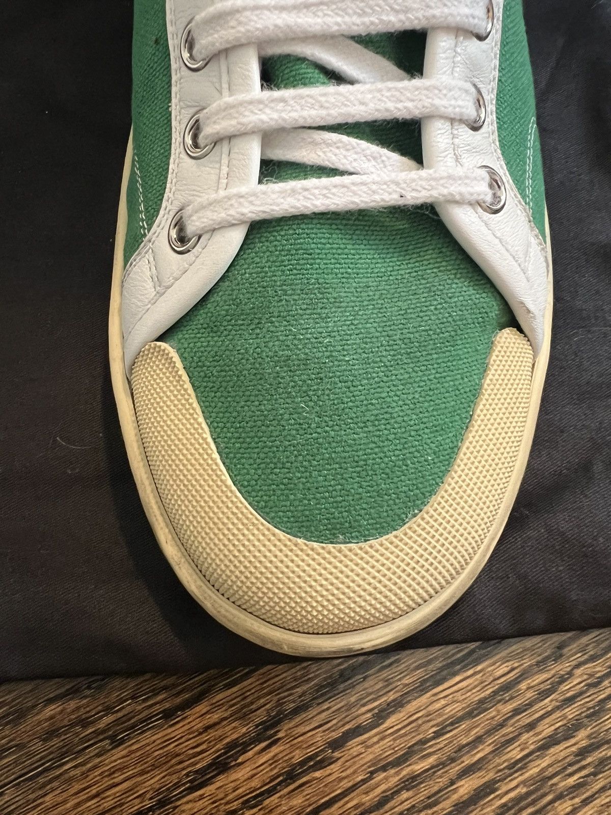 Saint Laurent Paris Saint Laurent green Tennis shoes Size US 9 / EU 42 - 3 Thumbnail