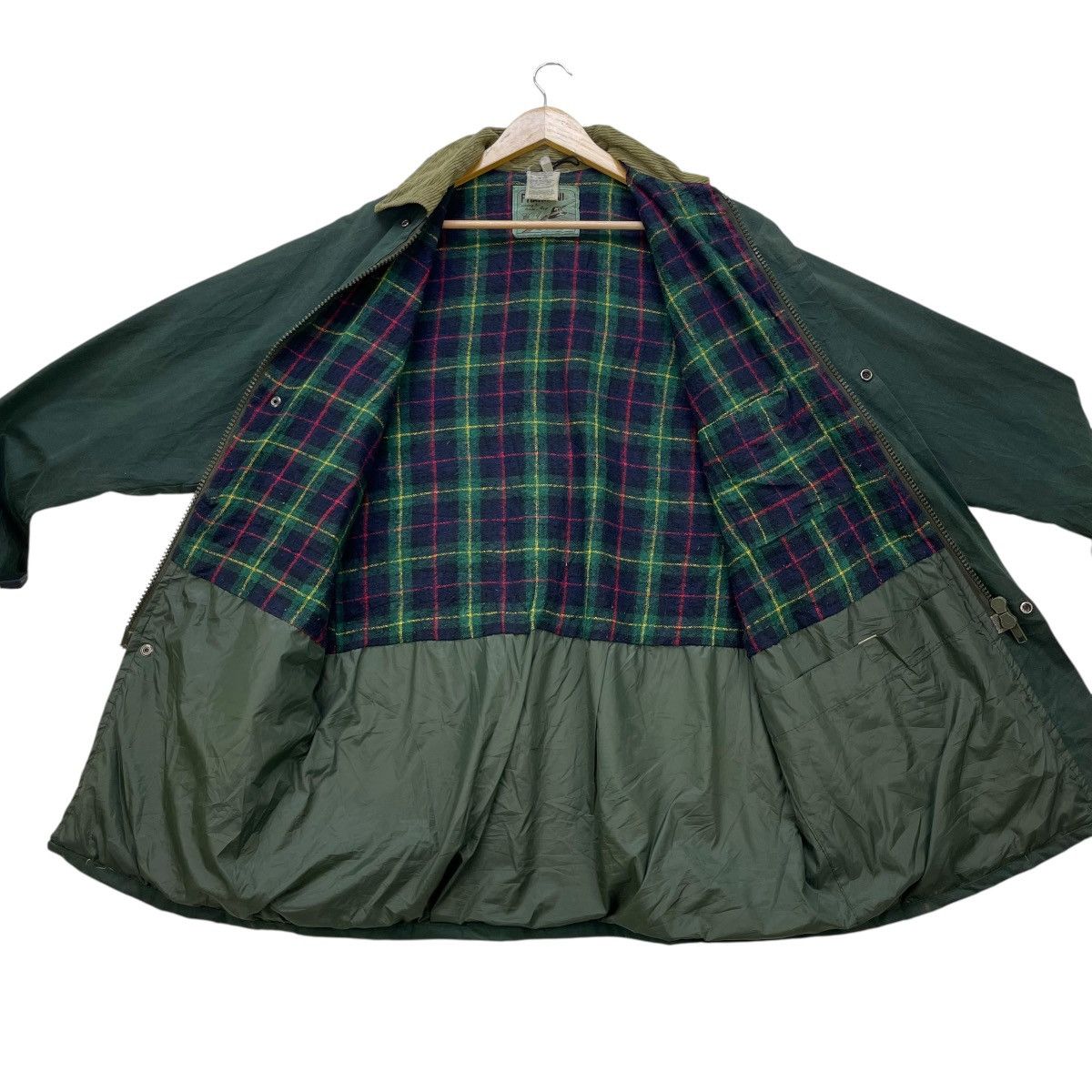 Barbour 💥Vintage 80s Pharhani country and leisure Waxed Jacket Size US L / EU 52-54 / 3 - 3 Thumbnail