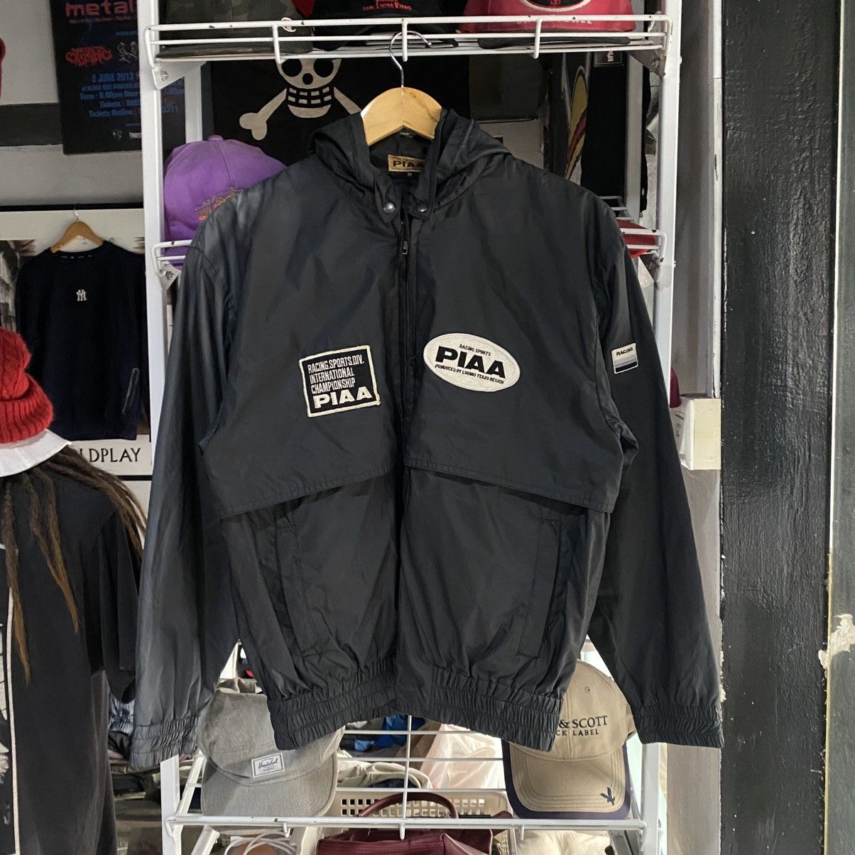 Japanese Brand 🔥🔥Vintage PIAA Motorsport Racing Hooded Jacket Size US M / EU 48-50 / 2 - 2 Thumbnail
