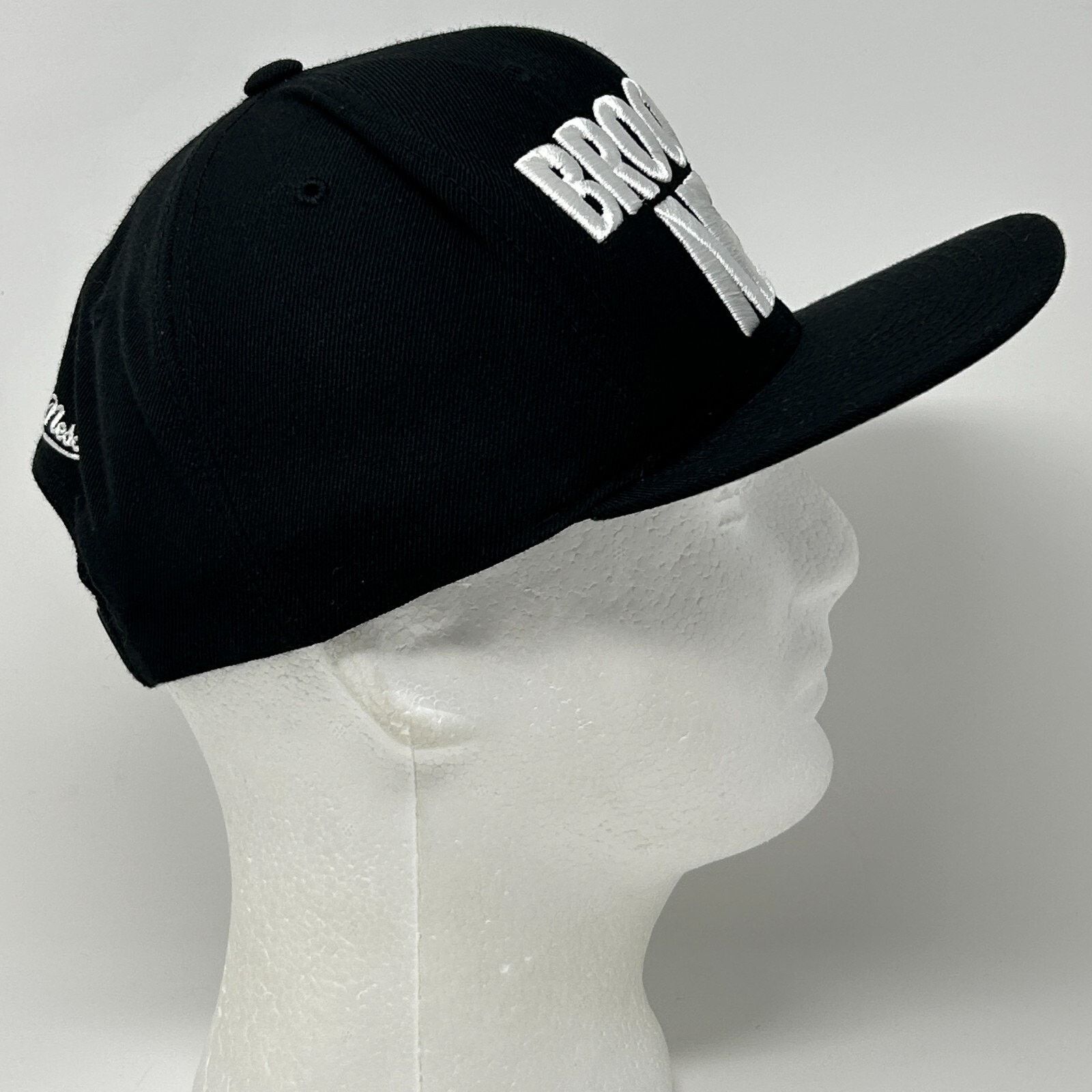 Mitchell & Ness Brooklyn Nets Hat Baseball Cap NBA Mitchell & Ness Black Size ONE SIZE - 8 Thumbnail