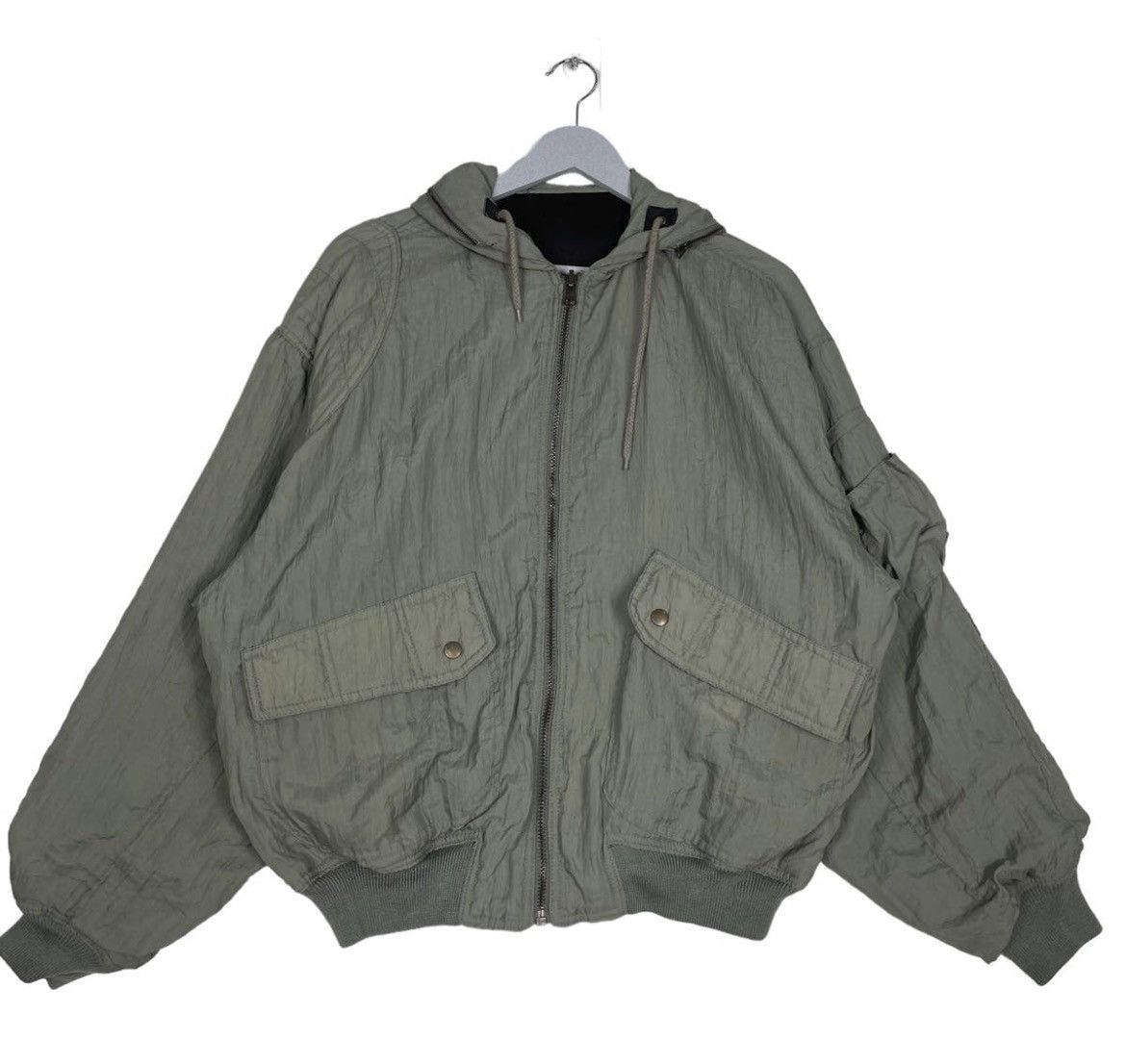 Japanese Brand 💥90s SEASON STARTER MA1 RIOT BOMBER JACKET Size US M / EU 48-50 / 2 - 1 Thumbnail
