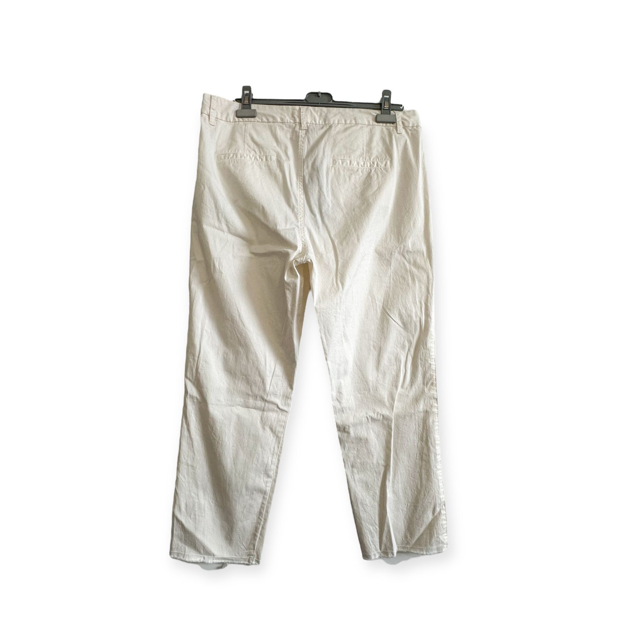 Nili Lotan Nili Lotan Montauk Pant in Eggshell, Size 12, NWT Size 34" / US 12 / IT 48 - 2 Thumbnail
