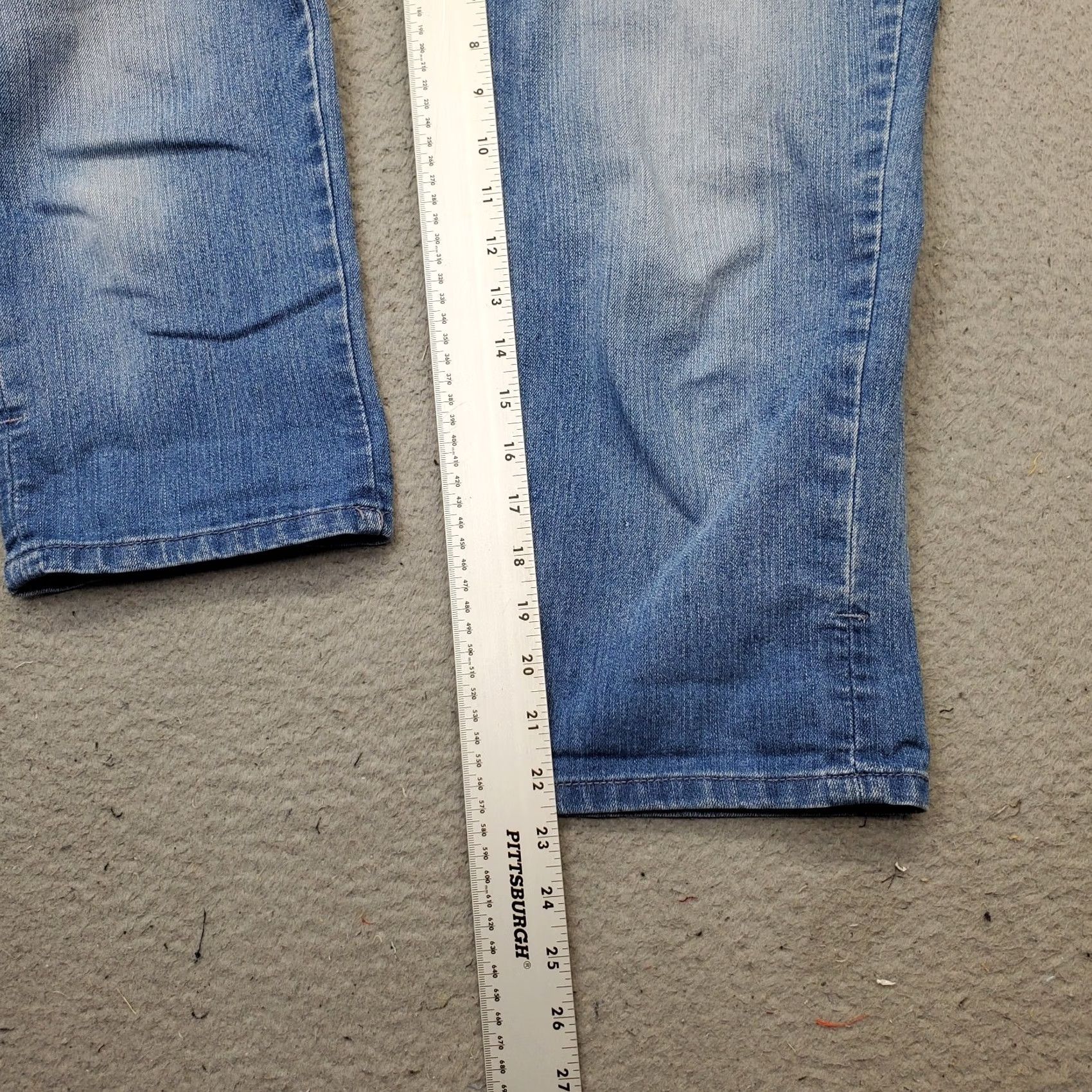 Nine West Nine West Jeans Womens Capri 10P Blue Denim Stretch Vintage America Capri Jeans Womens 10P Blue denim stretch Boho Size 32" / US 10 / IT 46 - 4 Thumbnail