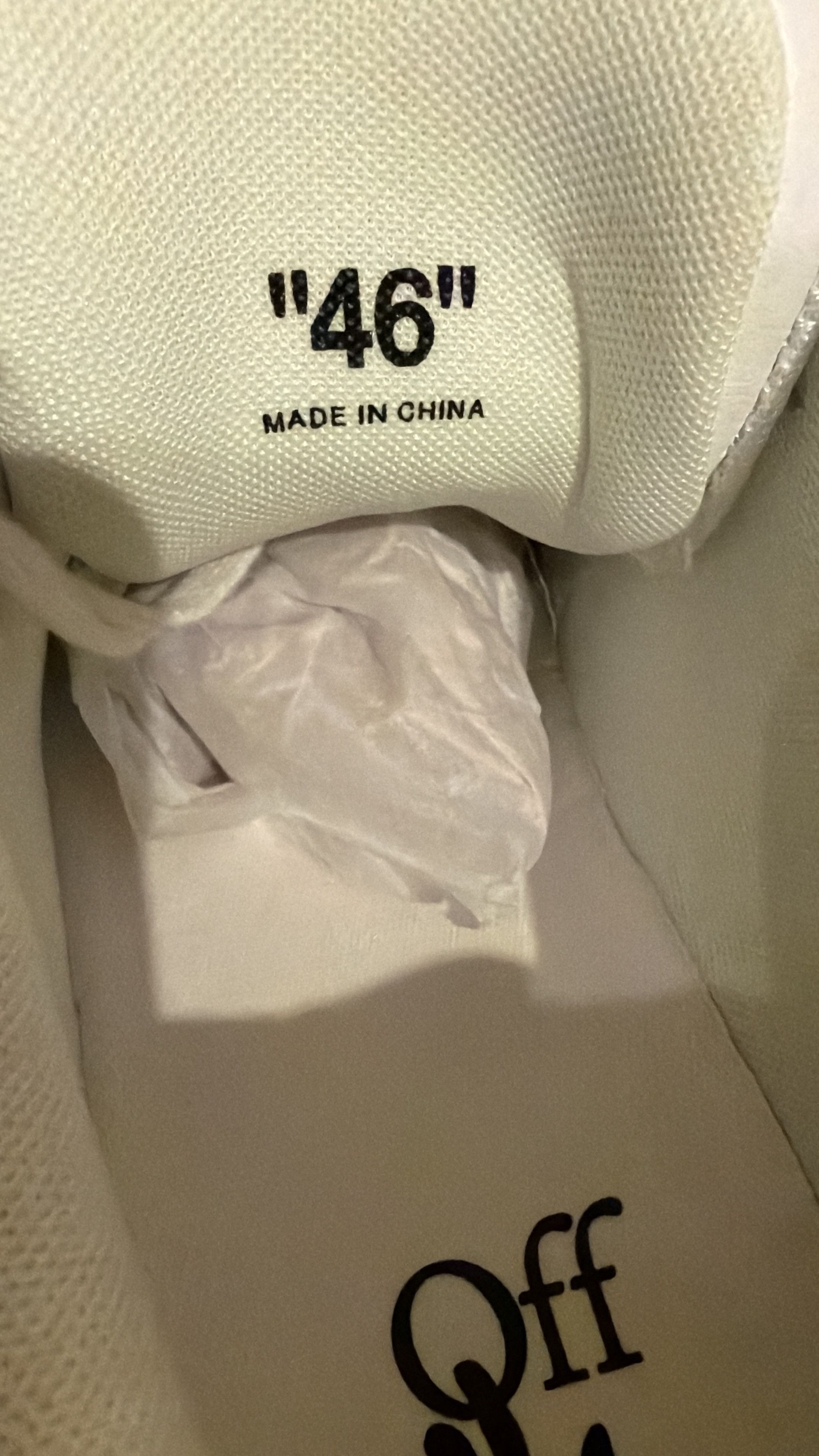 Off-White OUT OF OFFICE “OOO” Grey and White Shoes Size US 13 / EU 46 - 2 Thumbnail