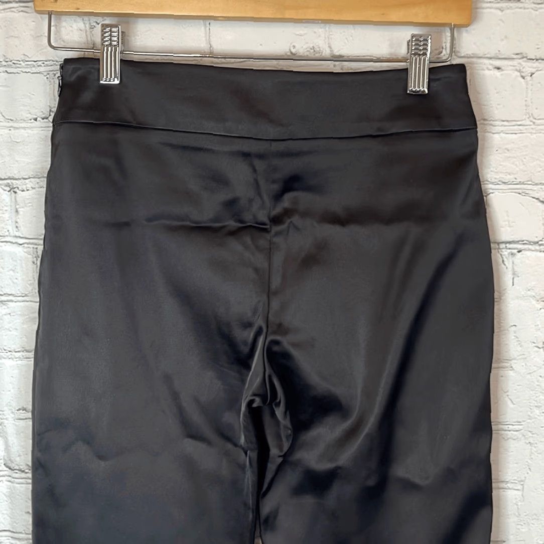 White House Black Market White House Black Market Black Satin Pants Women’s size 2 Size 26" / US 2 / IT 38 - 6 Thumbnail
