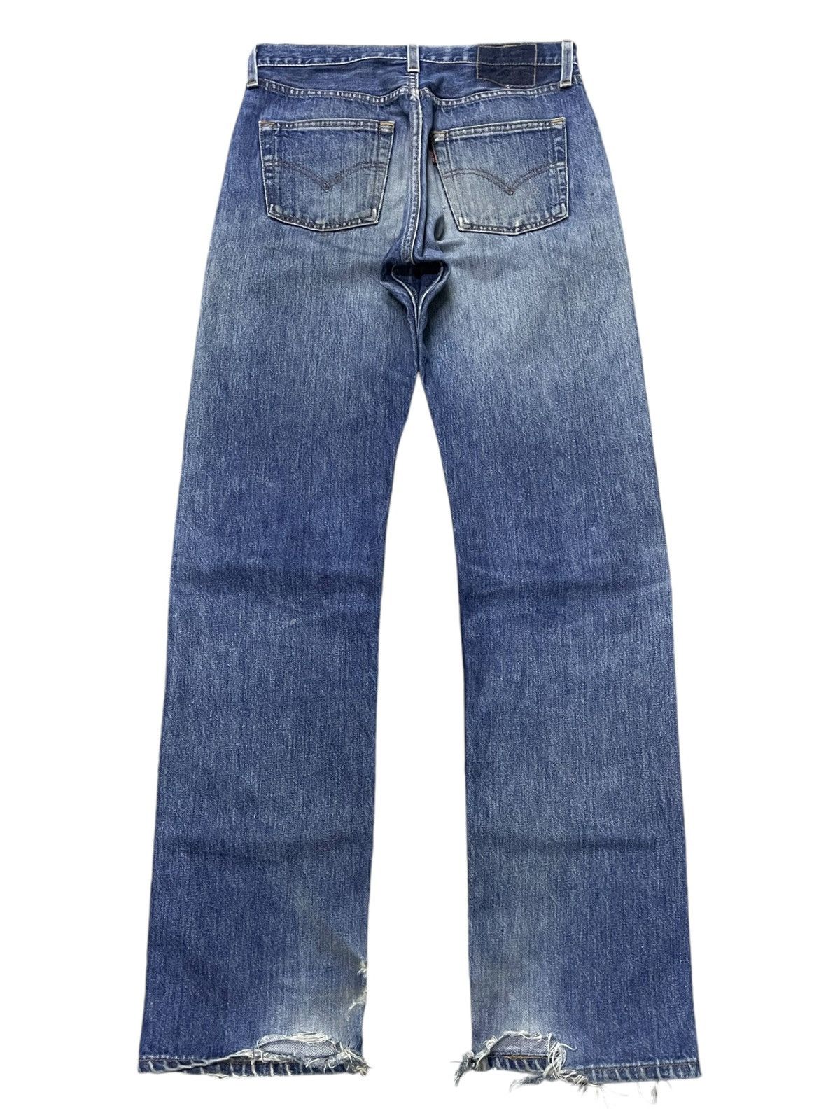 Levi's × Vintage Vintage Levis 501 90s Distressed Jeans Size US 30 / EU 46 - 2 Thumbnail