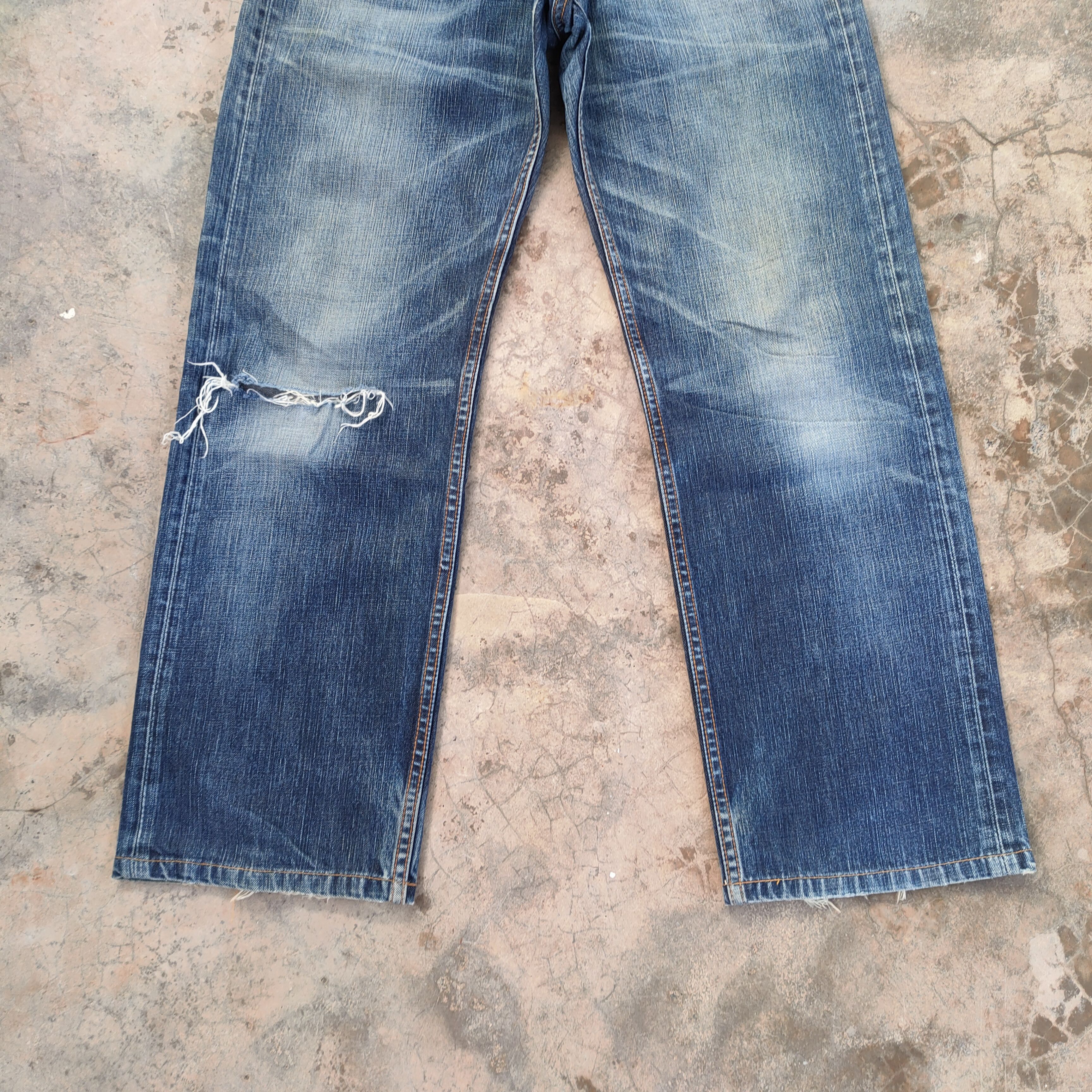 Levi's Vintage Clothing VINTAGE LEVI'S 503 FADED DISTRESSED DENIM JEAN PANTS Size US 30 / EU 46 - 4 Thumbnail