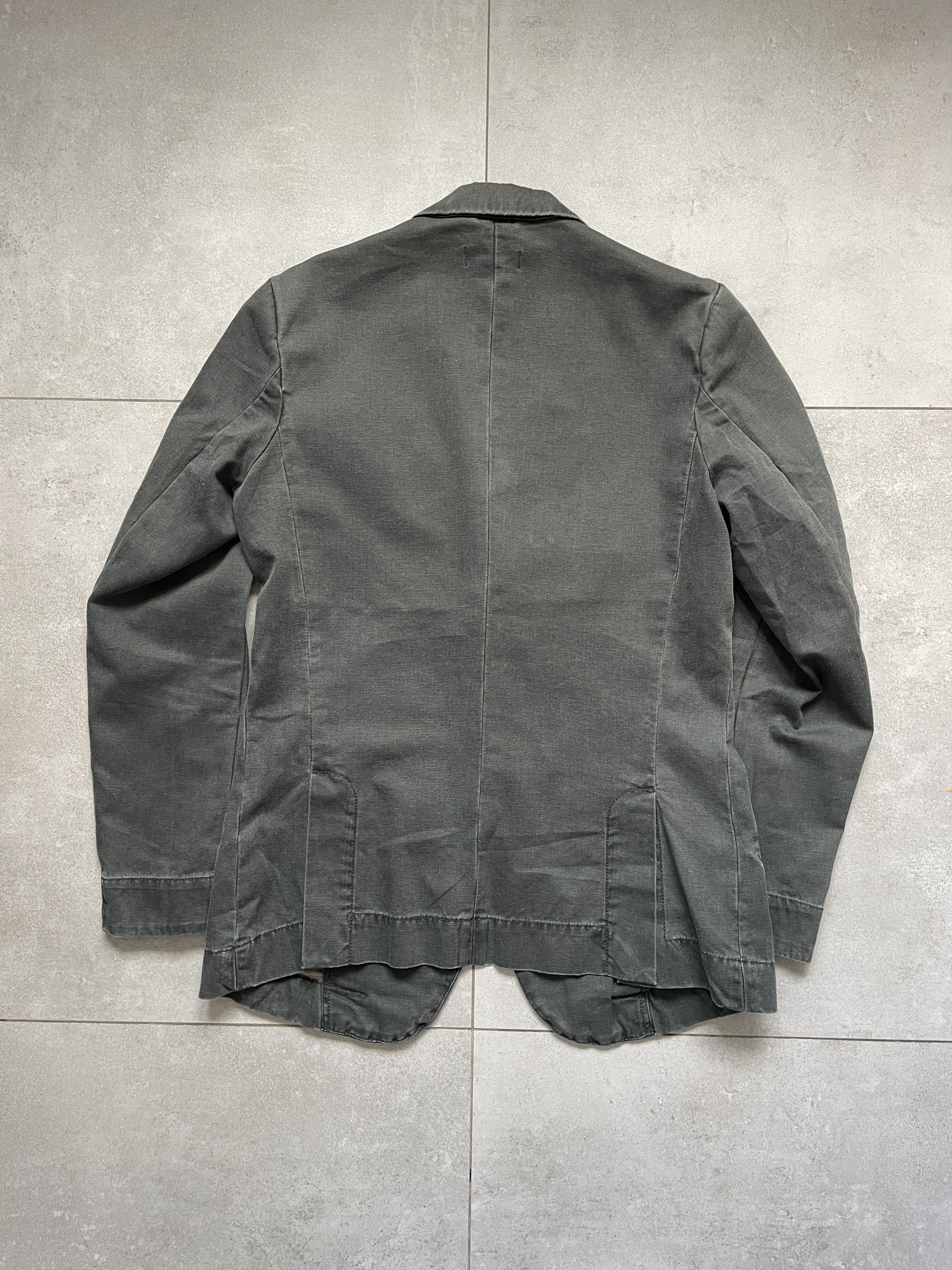 Diesel Y2K DIESEL GRAY WASHED JAPANEESE TYPE BLAZER JACKET Size US M / EU 48-50 / 2 - 3 Thumbnail