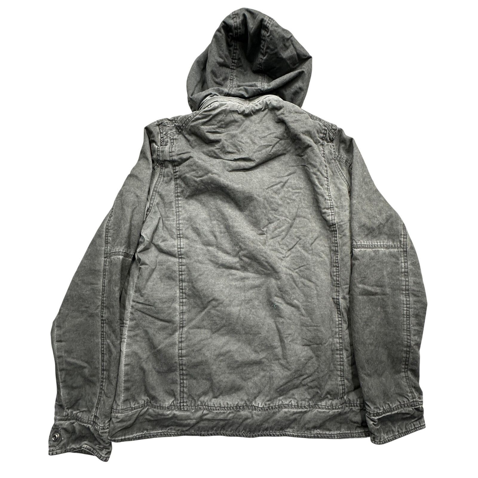 BKE BKE Buckle Slashed Fleece Lined Hooded Jacket Mens Medium Size US M / EU 48-50 / 2 - 2 Thumbnail