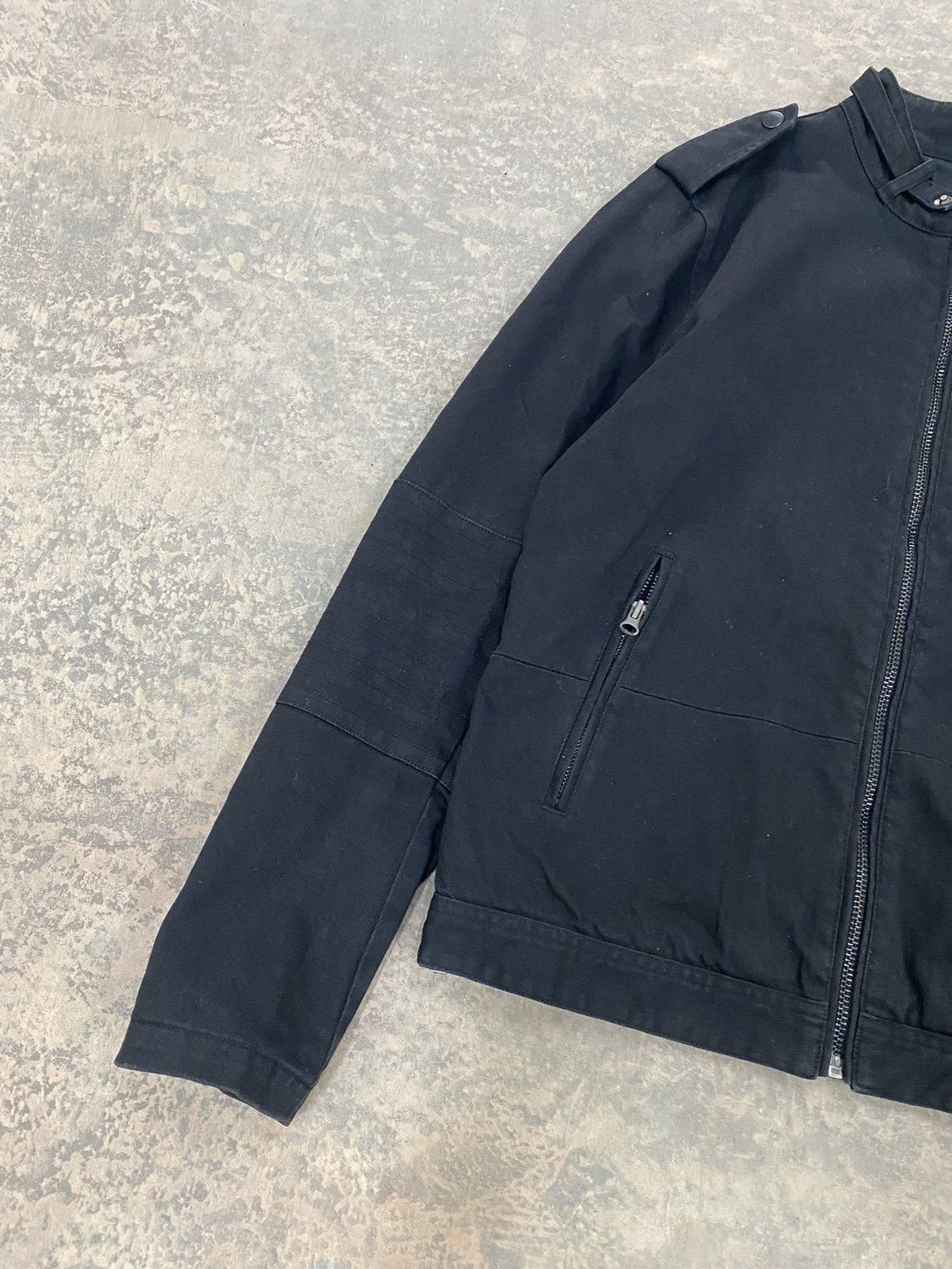 KMRii GIORDANO BIKER JACKET BLACK HEAVY PUNK LGB Size US L / EU 52-54 / 3 - 3 Thumbnail