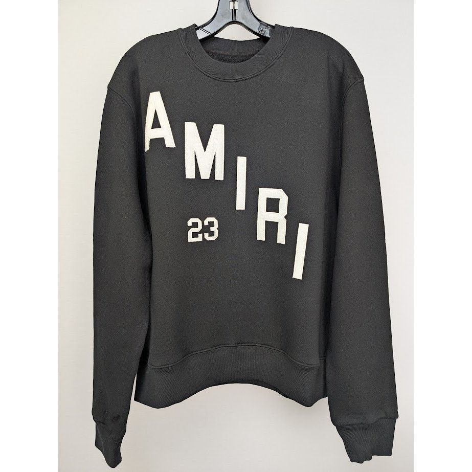 Amiri o1rshd1 Amiri Hockey Crewneck Sweatshirt in Black Size US S / EU 44-46 / 1 - 2 Thumbnail