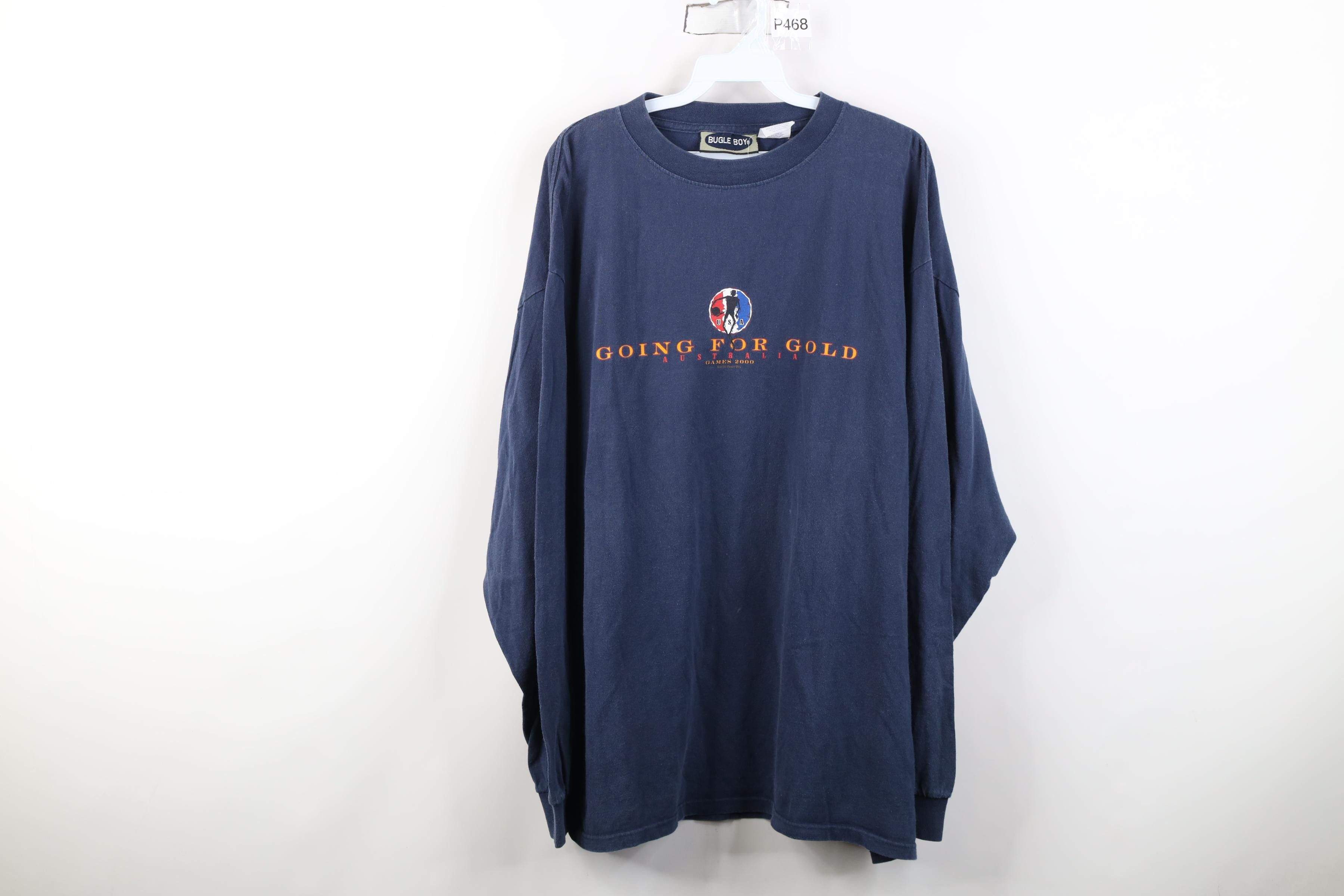 Vintage Vintage 2000 Olympics Sydney Team USA Long Sleeve T-Shirt Size US XL / EU 56 / 4 - 1 Thumbnail