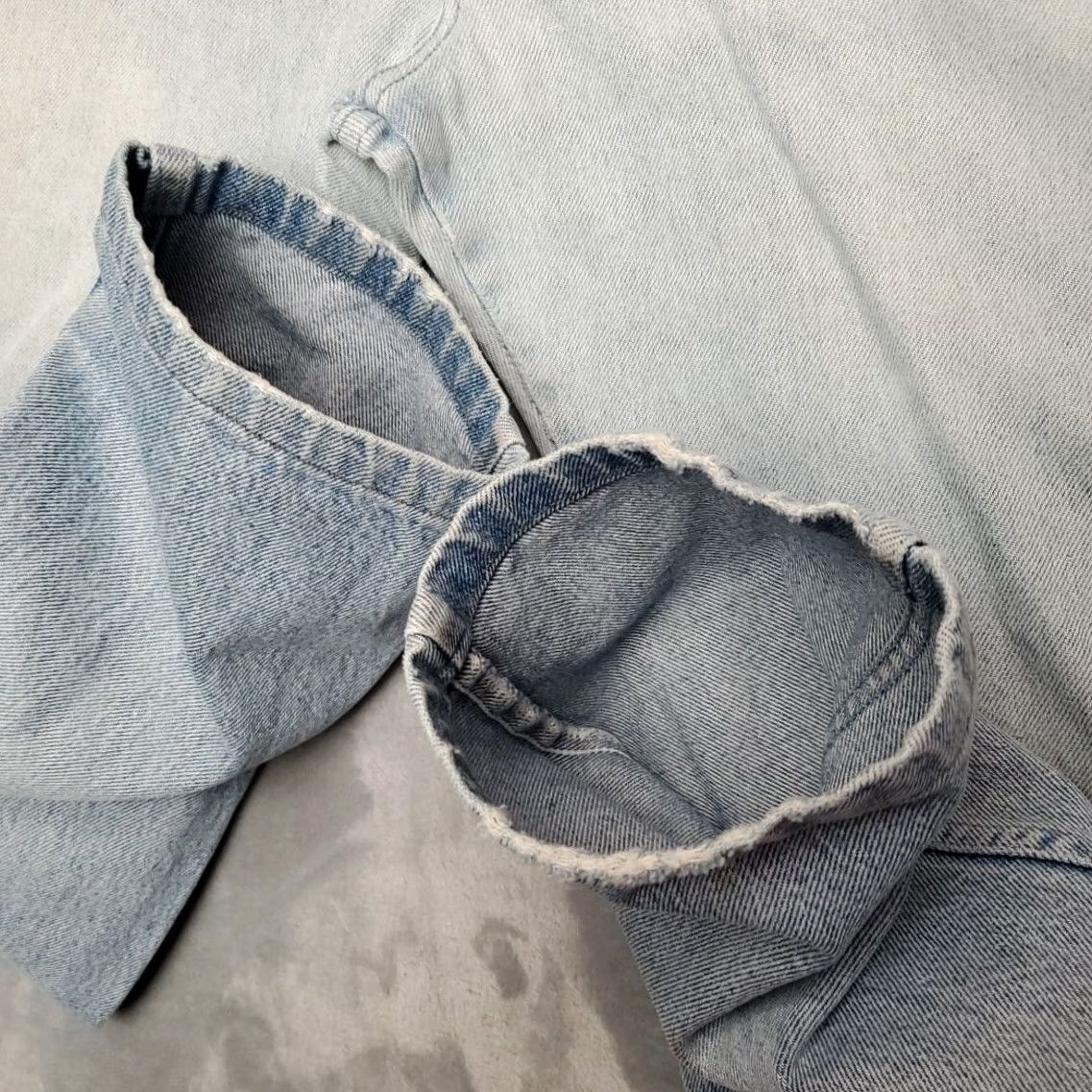 Wrangler VTG Wrangler Jeans Womens 28x29 Distressed Blue Western USA 5-Pocket Denim Straight Beltless Zip Closure Mens? No Women? Size 28" / US 6 / IT 42 - 4 Thumbnail