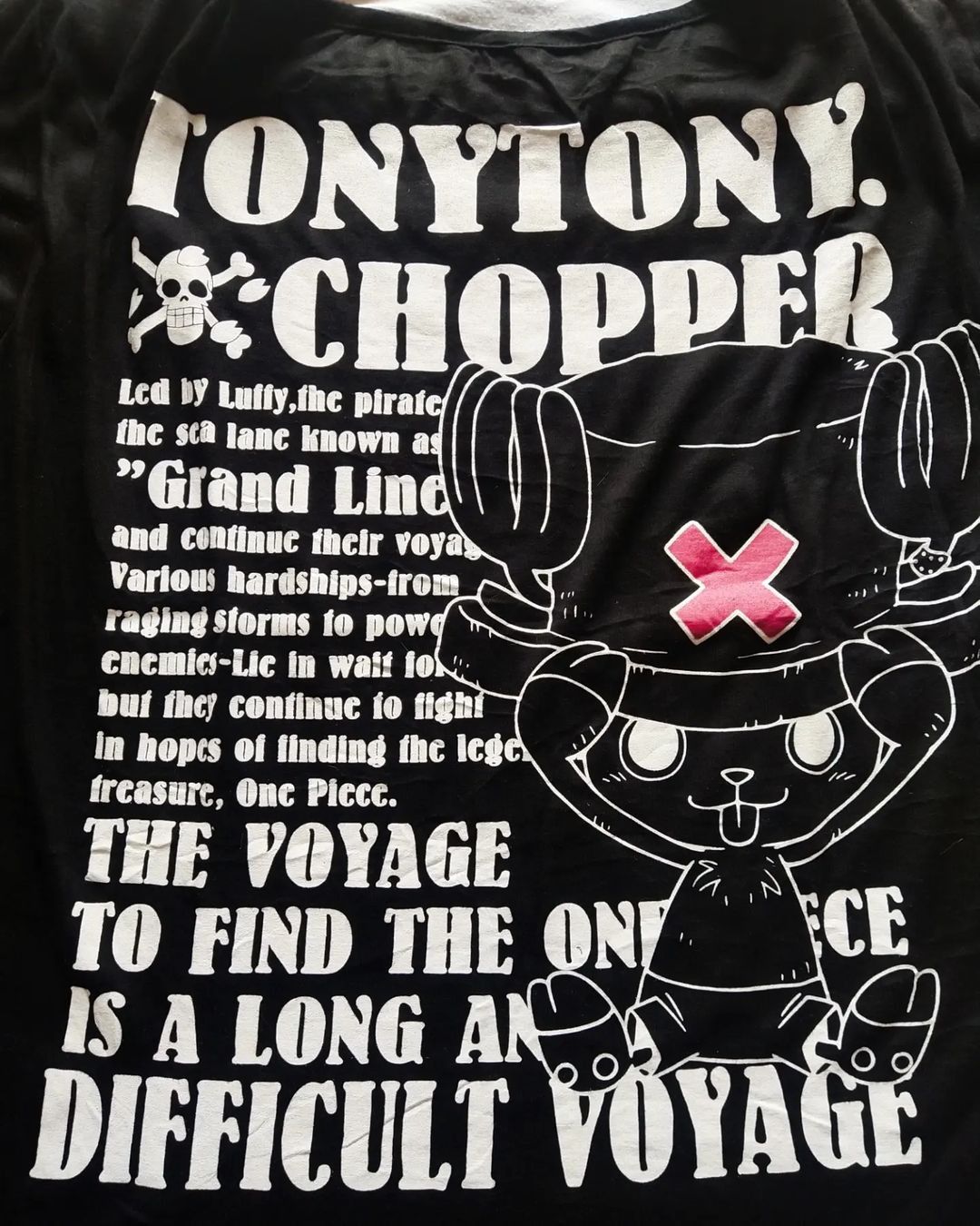 Anime × Japanese Brand × One Piece One Piece Chopper Big Print Official Anime Woman Tees Size L / US 10 / IT 46 - 2 Thumbnail