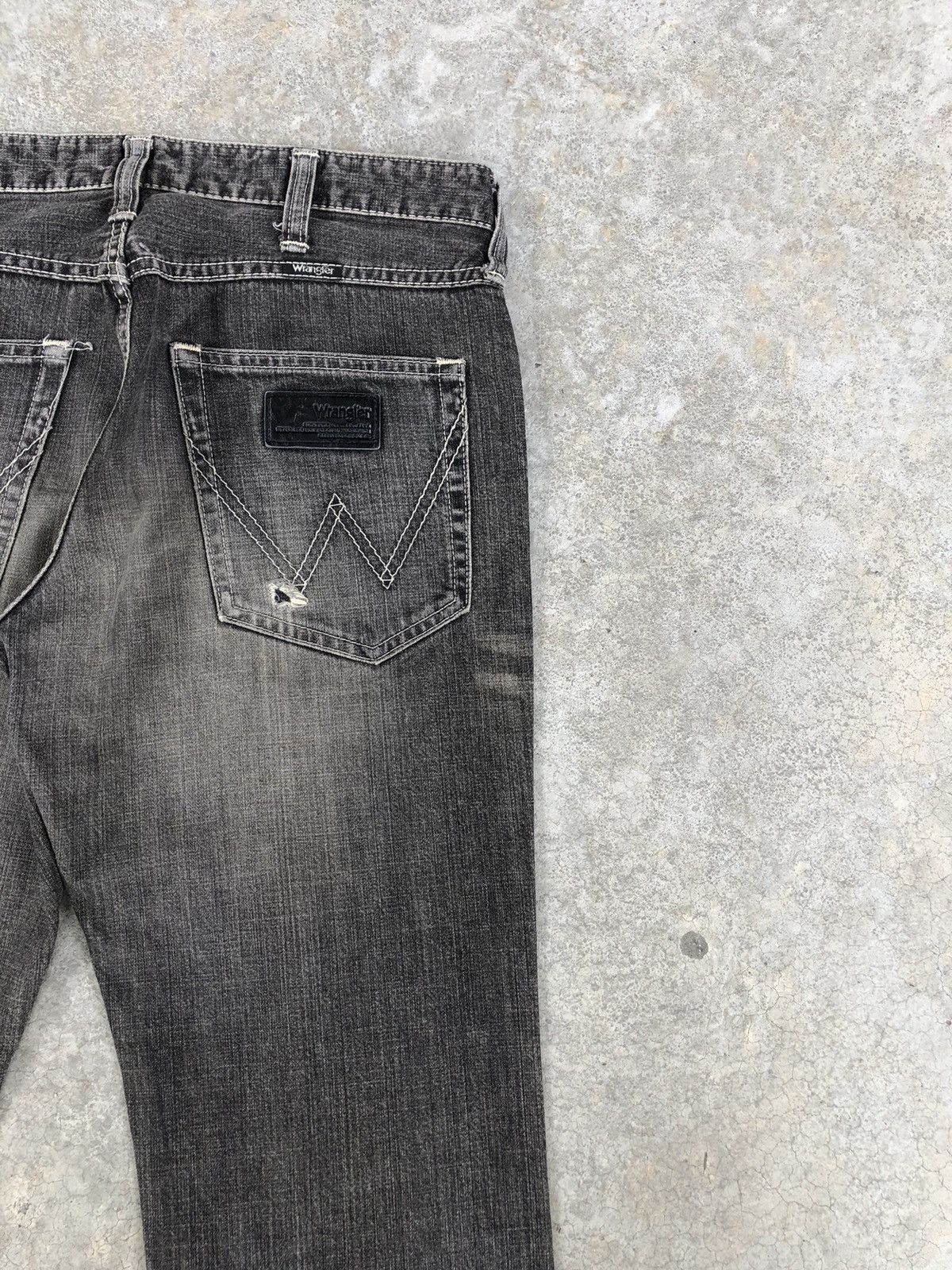If Six Was Nine Y2k Wrangler Flared Jeans Distressed Jeans Size US 32 / EU 48 - 10 Thumbnail