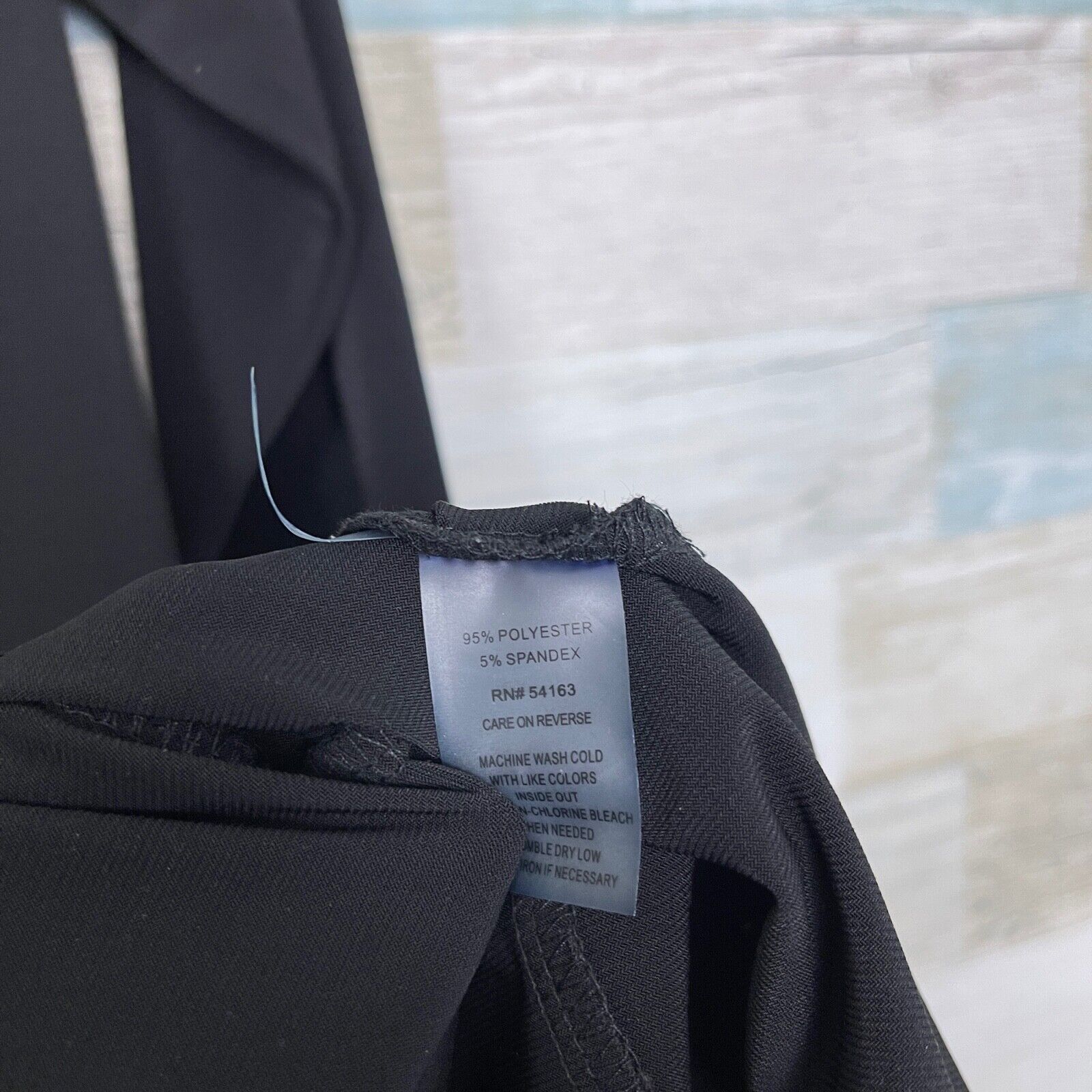 Calvin Klein Calvin Klein Ruched Faux Wrap Jersey Dress Black Zippers 0X Size XL / US 12-14 / IT 48-50 - 7 Thumbnail