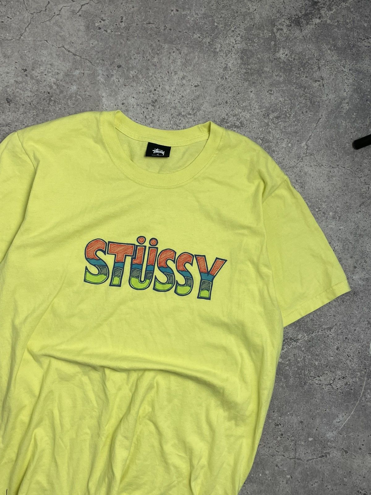 Stussy × Vintage Vintage Stussy T shirt Big Logo Size US M / EU 48-50 / 2 - 2 Thumbnail