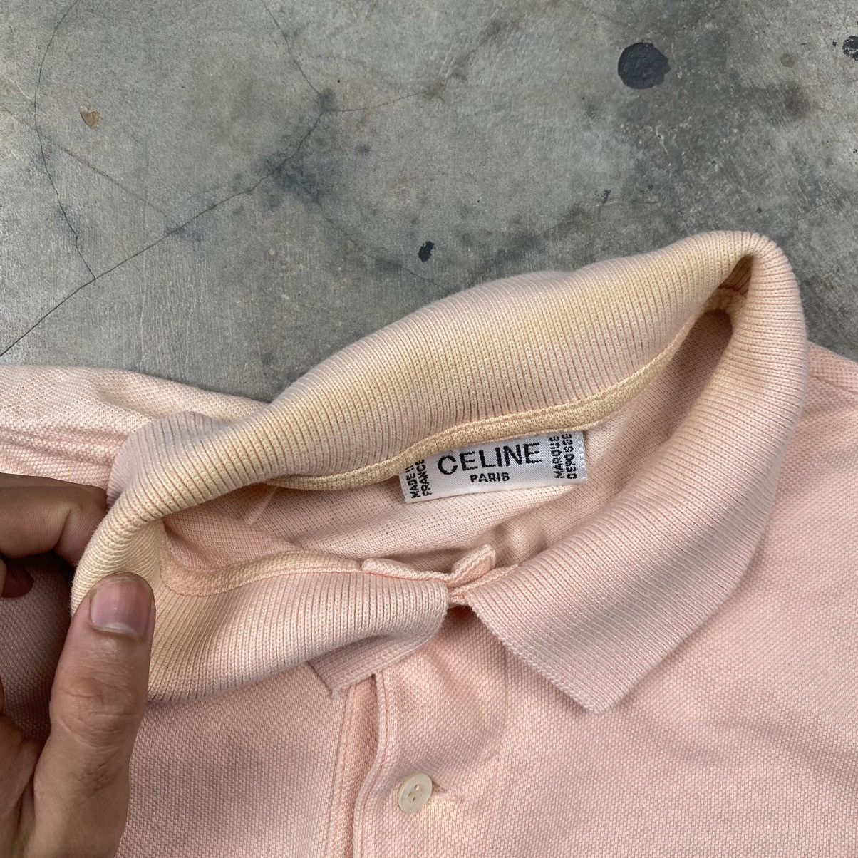 Celine × Designer Vintage 90s Celine Paris Made In France Polos Size M / US 6-8 / IT 42-44 - 5 Thumbnail