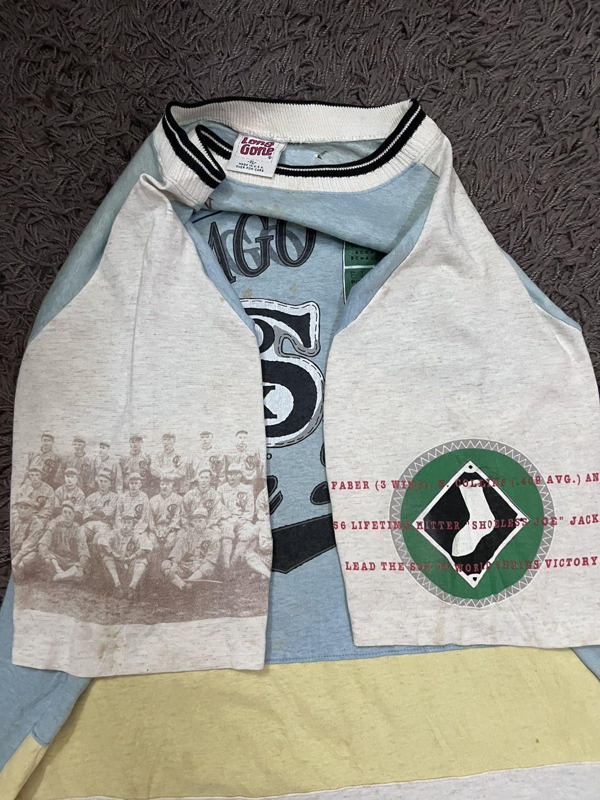 Vintage Chicago white sox distress #F4 Size US XL / EU 56 / 4 - 8 Thumbnail