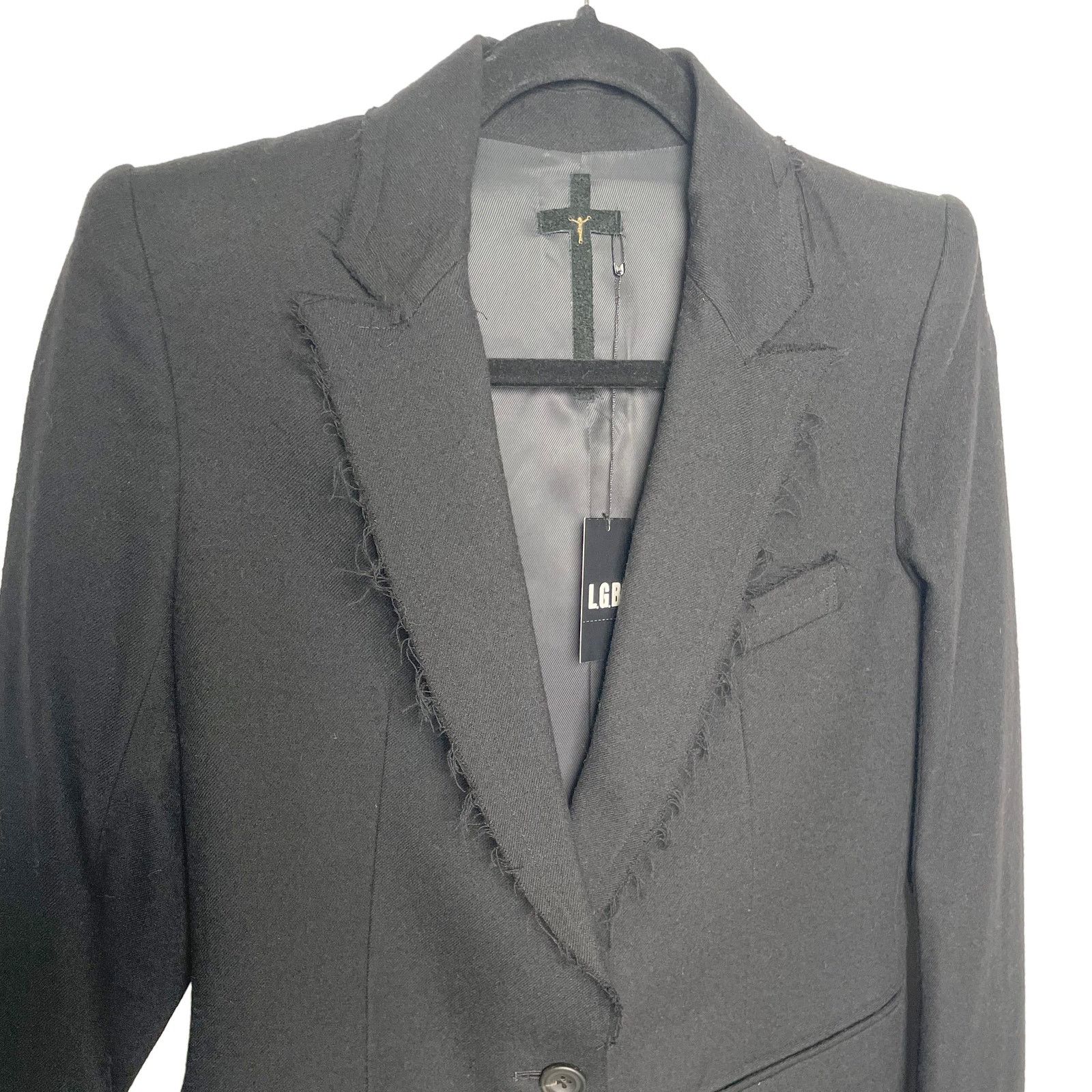 Le Grande Bleu (L.G.B.) Black Blazer Size S / US 4 / IT 40 - 3 Thumbnail